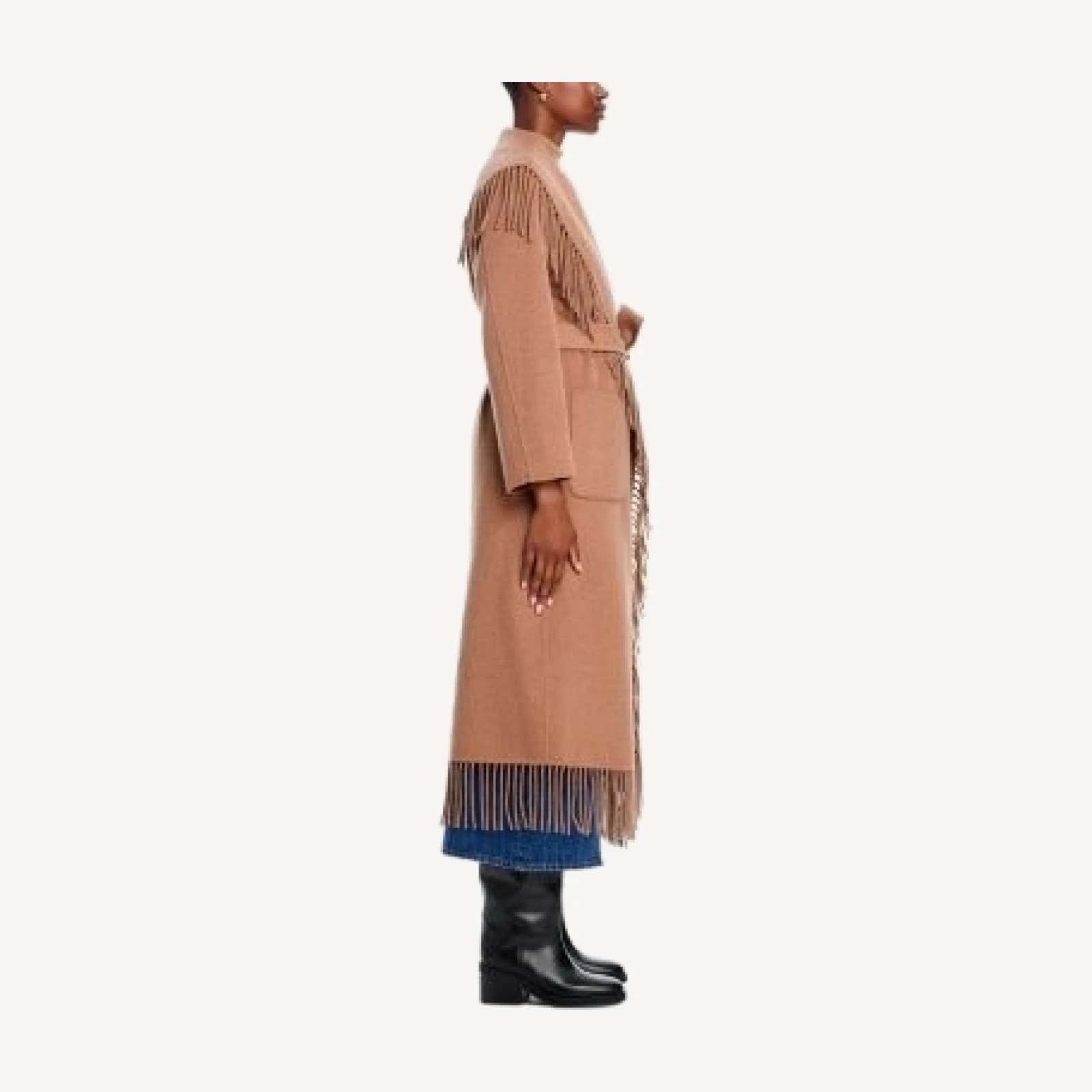 Simkhai Carrie Fringe Coat