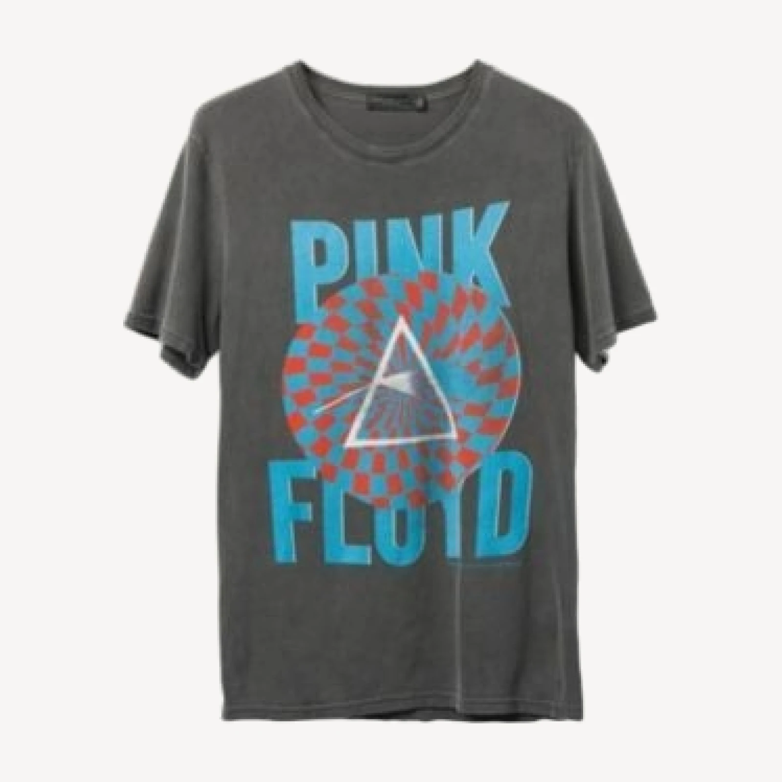 Junk Food Clothing Unisex Pink Floyd Circle Pattern Vintage Tee