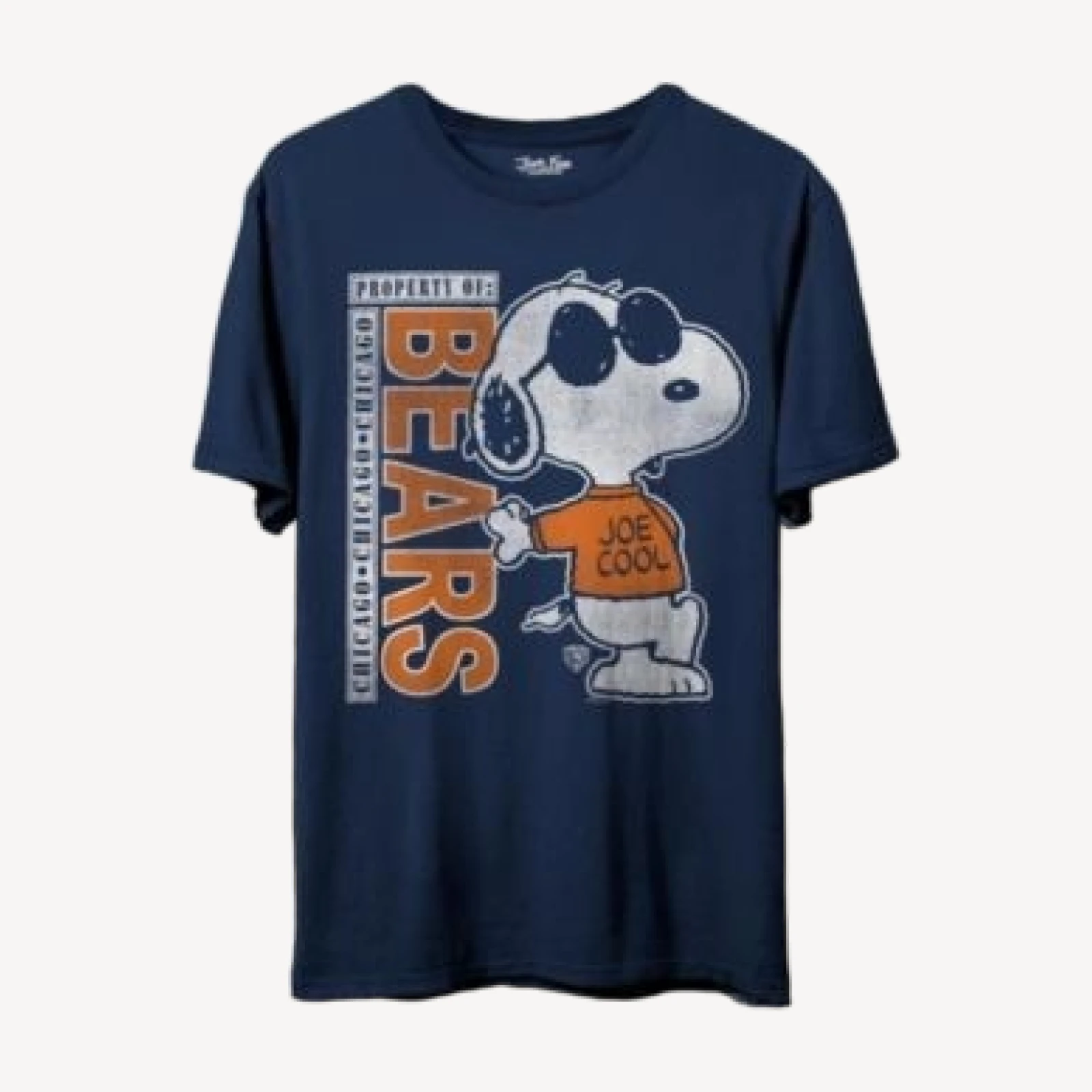 Junk Food Clothing Unisex Nfl Chicago Bears Joe Cool Vertical Tee