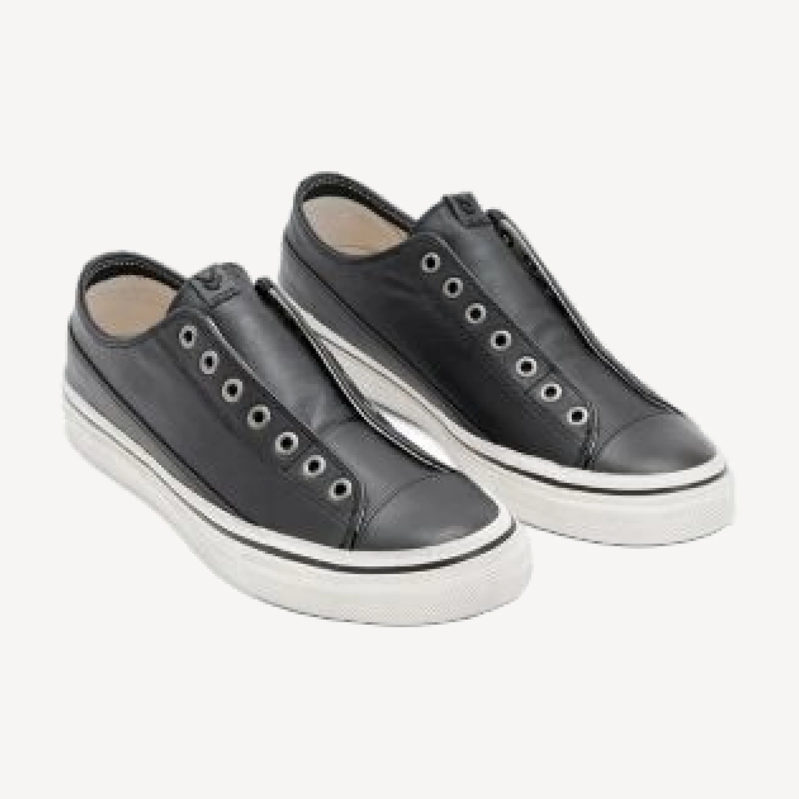 John Varvatos Men's Vulc Laceless Slip On Sneakers