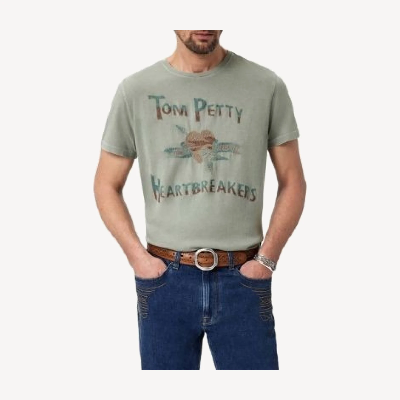 John Varvatos Tom Petty and The Heartbreakers Embroidered Tee