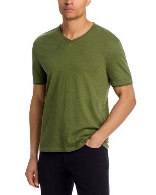 John Varvatos Miles Slub V-Neck Tee