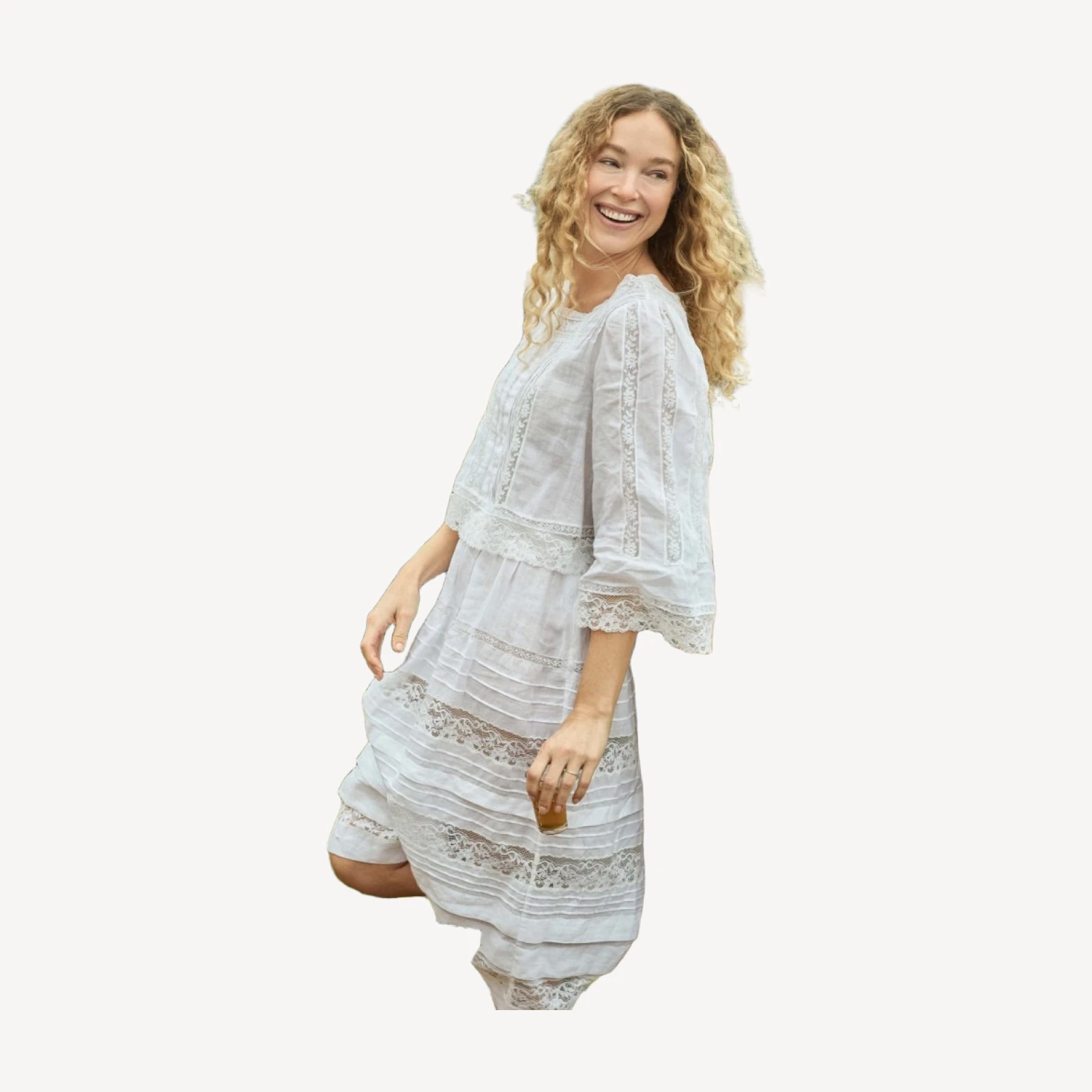 SIDRA SKIRT -- SALT