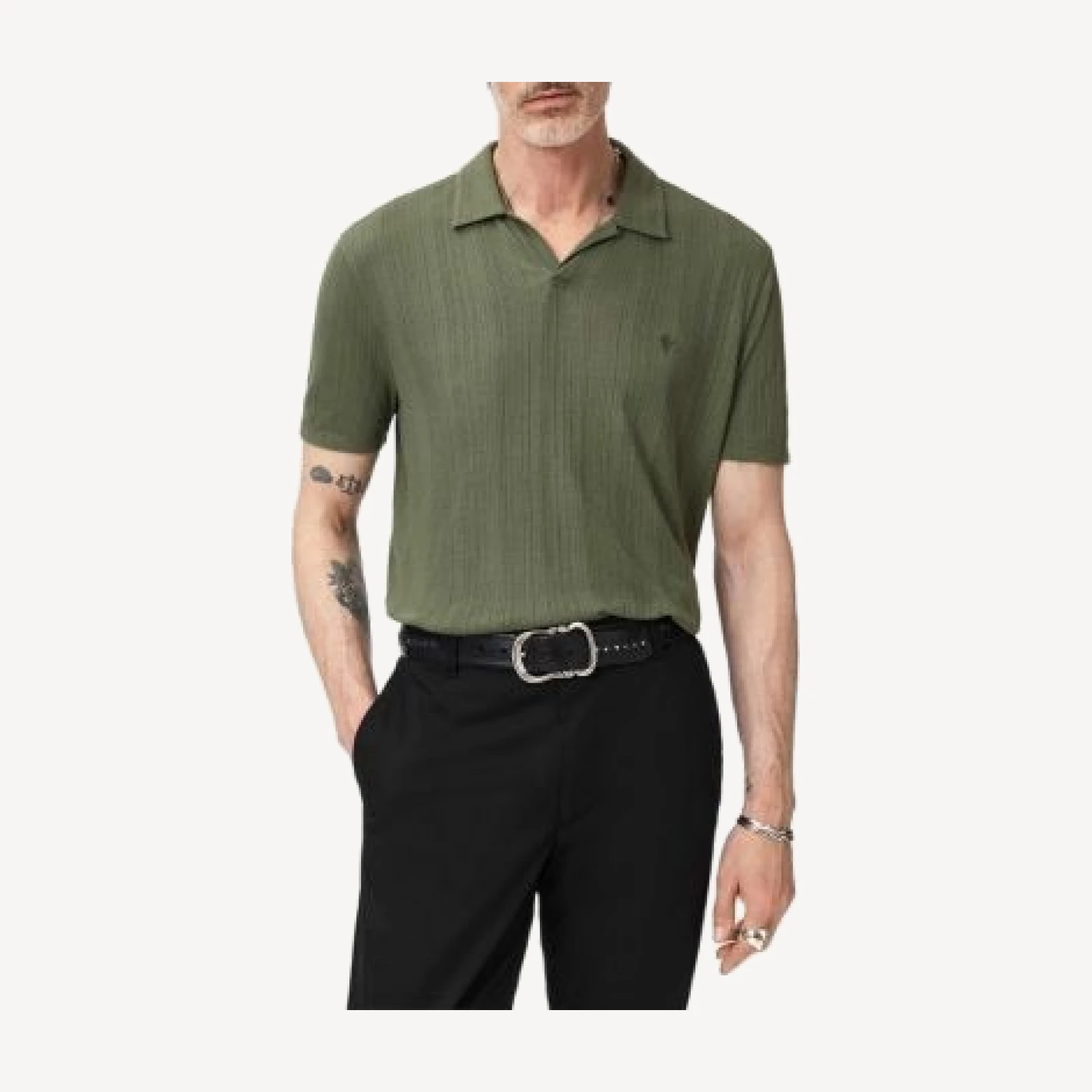 John Varvatos Leonardo Johnny Collar Polo Shirt