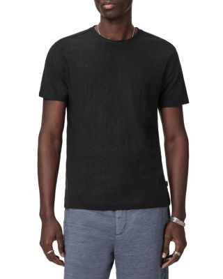 John Varvatos Rubin Crinkled Jacquard Short Sleeve Tee