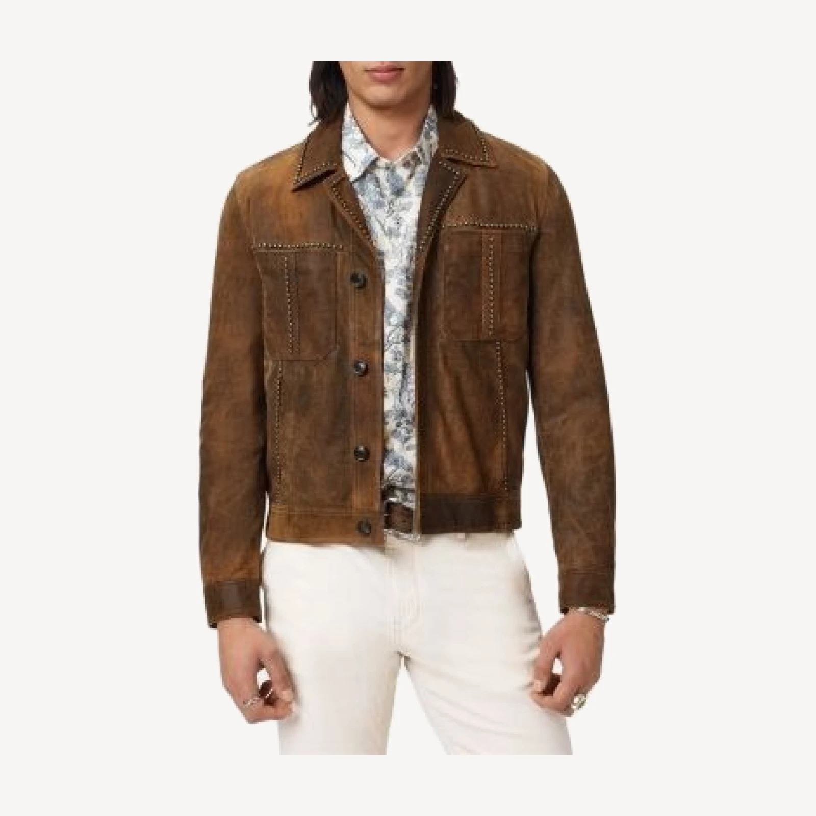 John Varvatos Carson Toffee Jacket