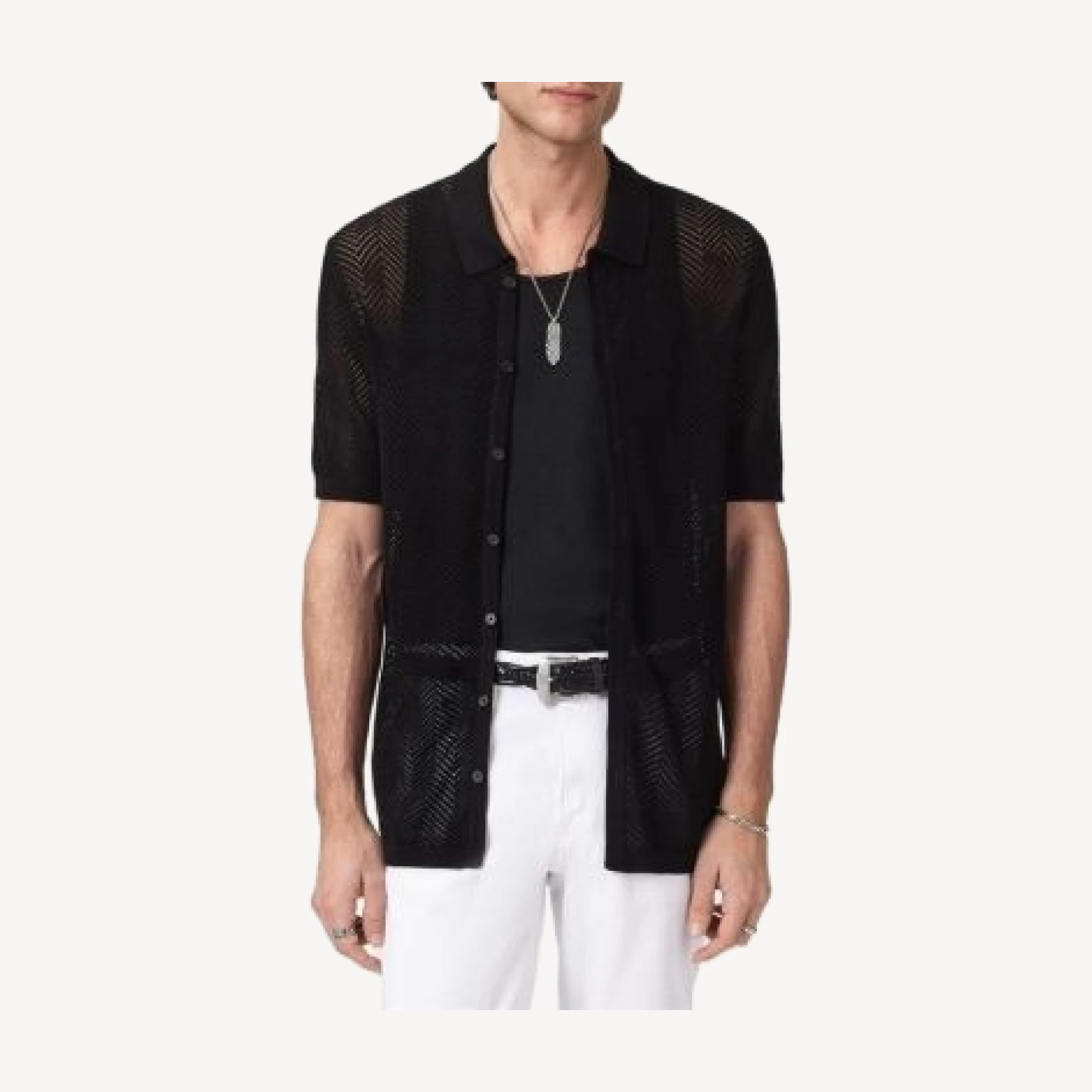 John Varvatos Ginsberg Herringbone Shirt