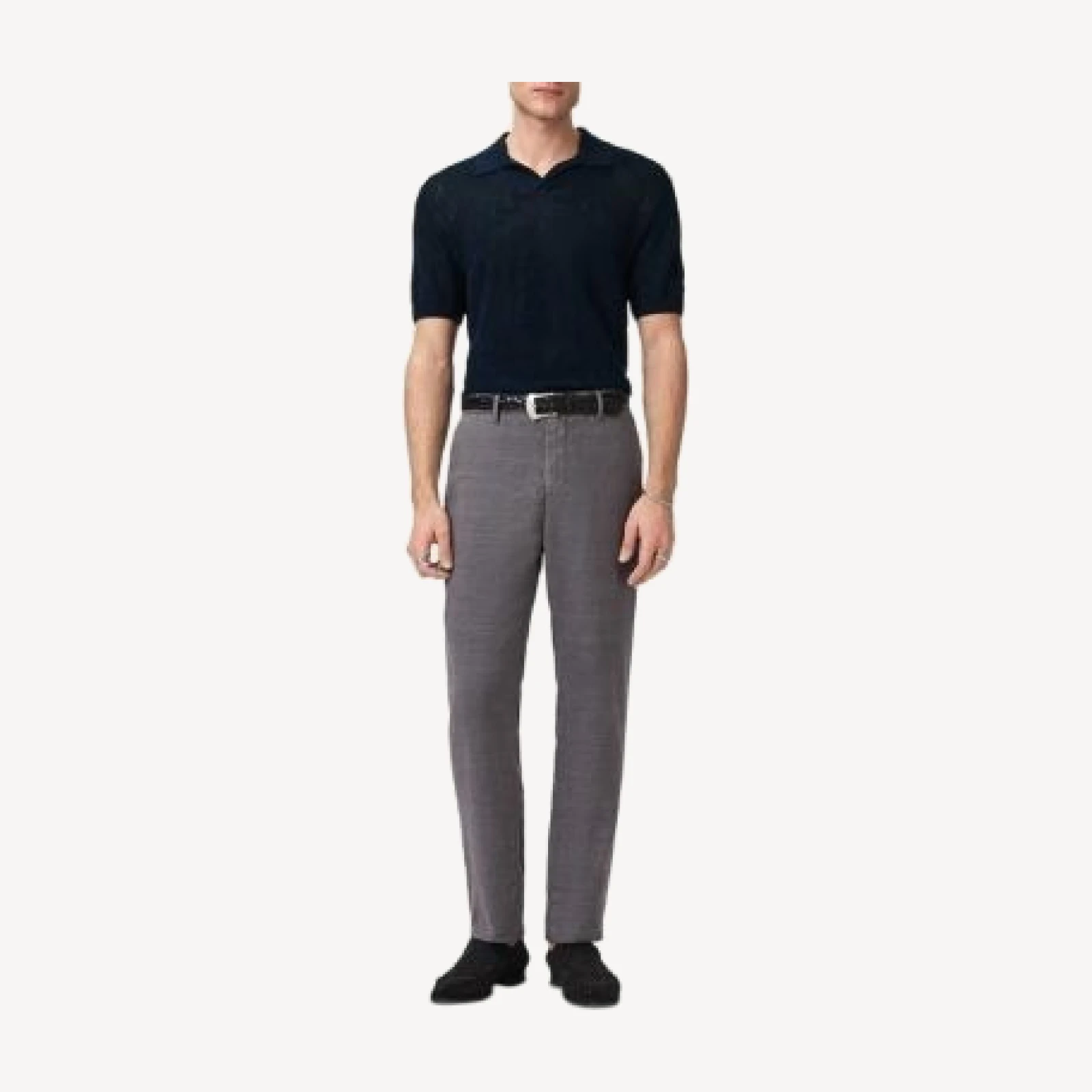 John Varvatos Corso Crochet Polo Shirt