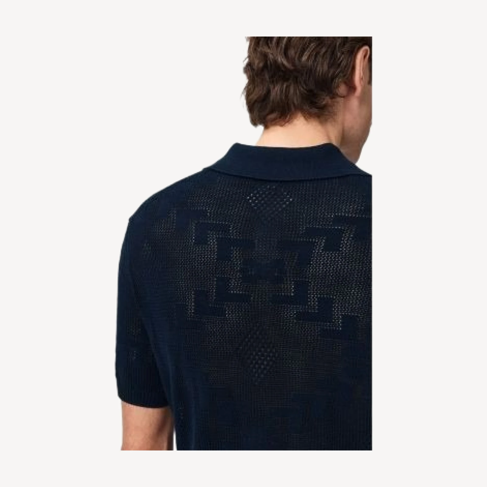 John Varvatos Corso Crochet Polo Shirt