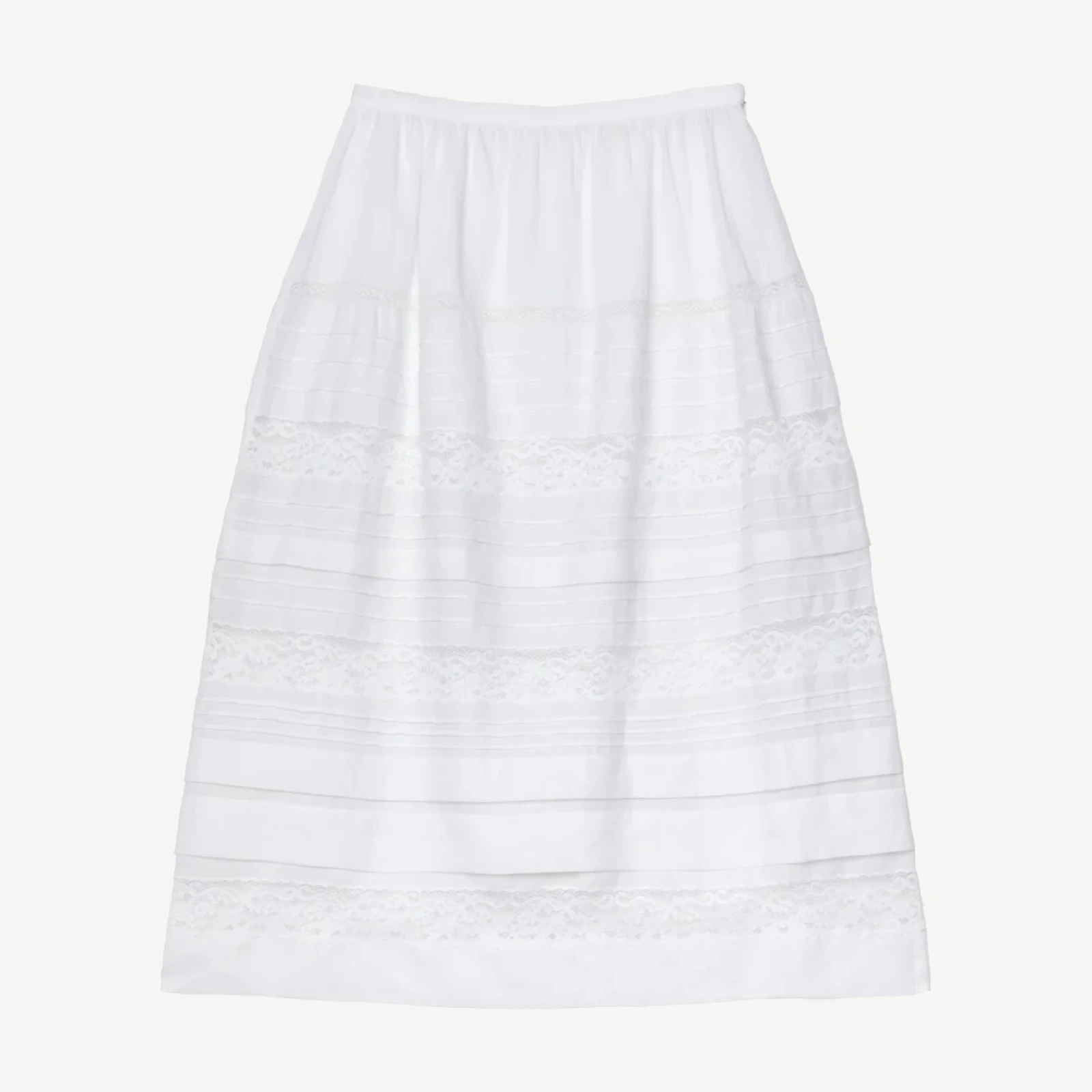 SIDRA SKIRT -- SALT