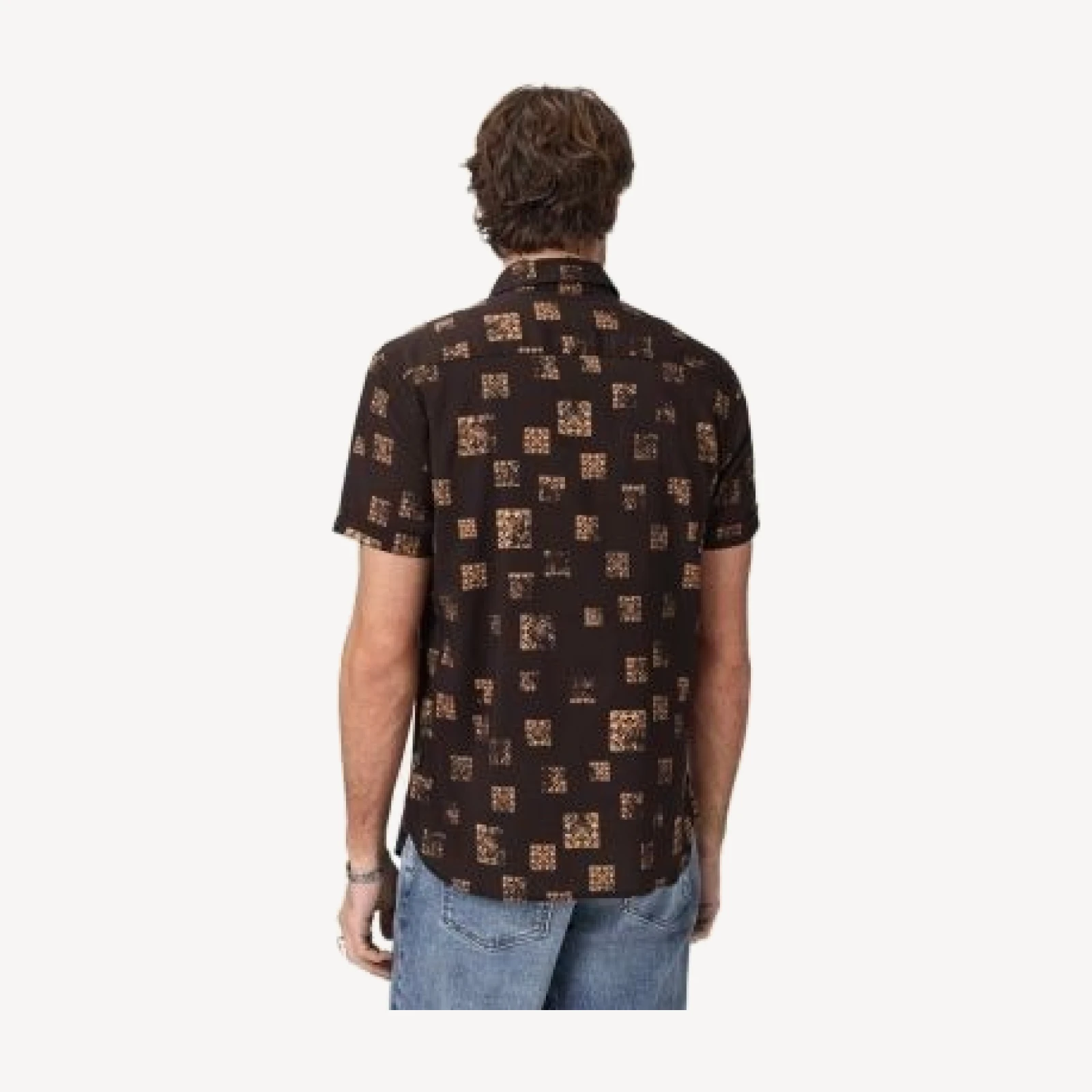 John Varvatos Loren Slim Fit Short Sleeve Shirt
