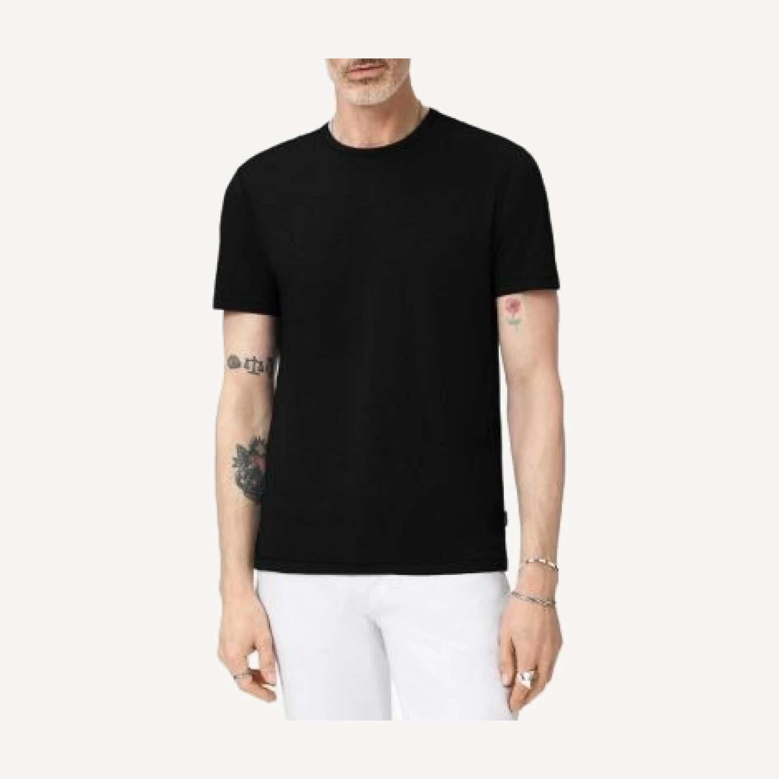 John Varvatos Bale Short Sleeve Burnout Tee