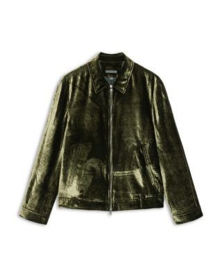 John Varvatos Alden Velvet Zip Jacket