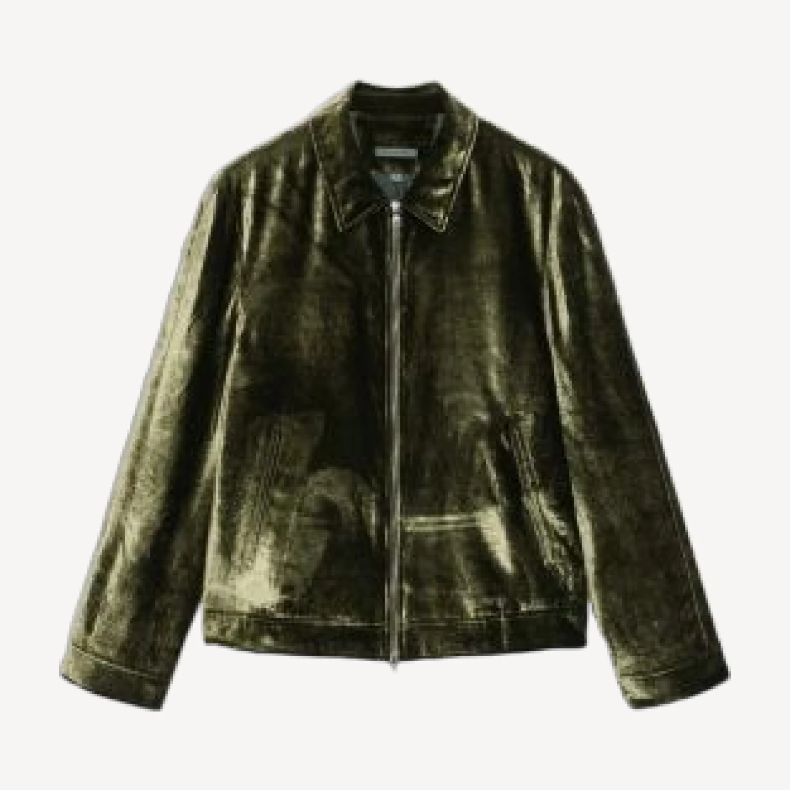 John Varvatos Alden Velvet Zip Jacket
