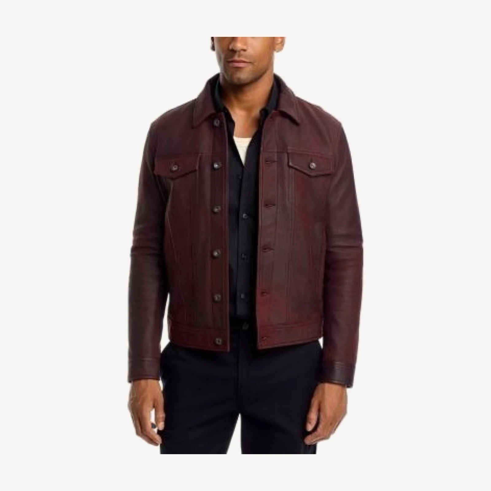 John Varvatos Andrew Trucker Jacket