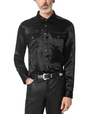 John Varvatos Benton Western Pocket Shirt