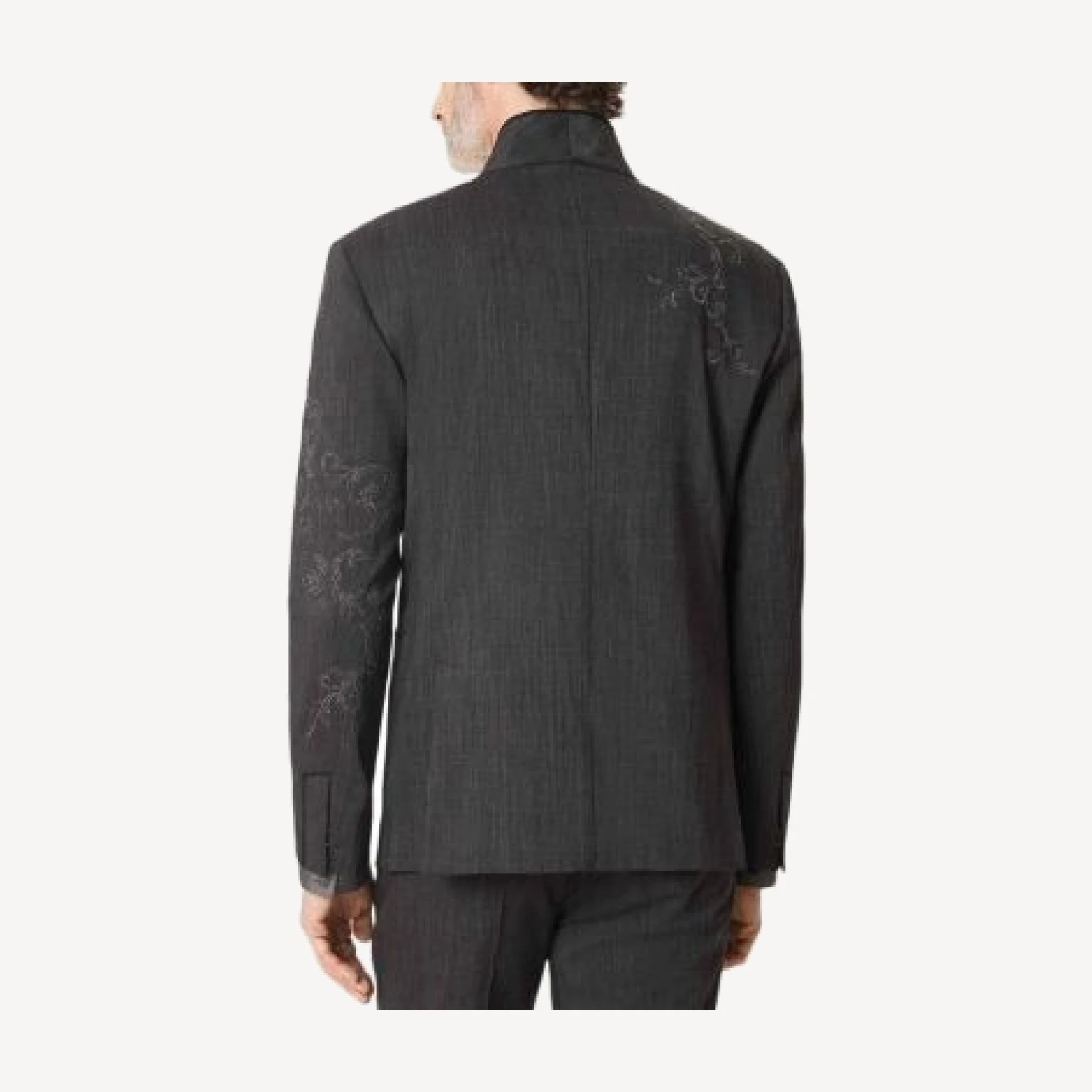 John Varvatos Bissell Regular Fit Floral Graphic Jacket