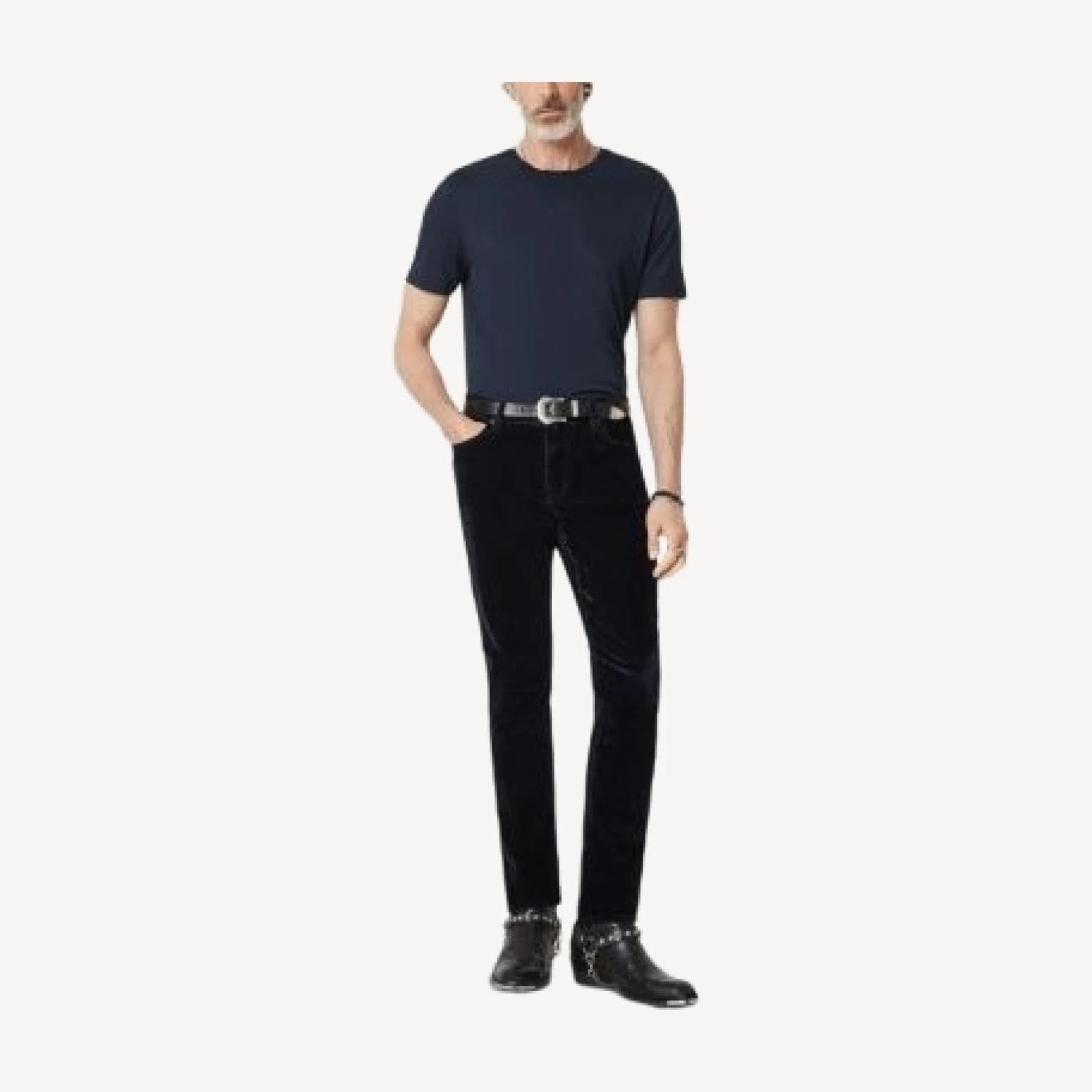 John Varvatos Pick Up Cotton Blend Slim Fit 33 Jeans in Navy
