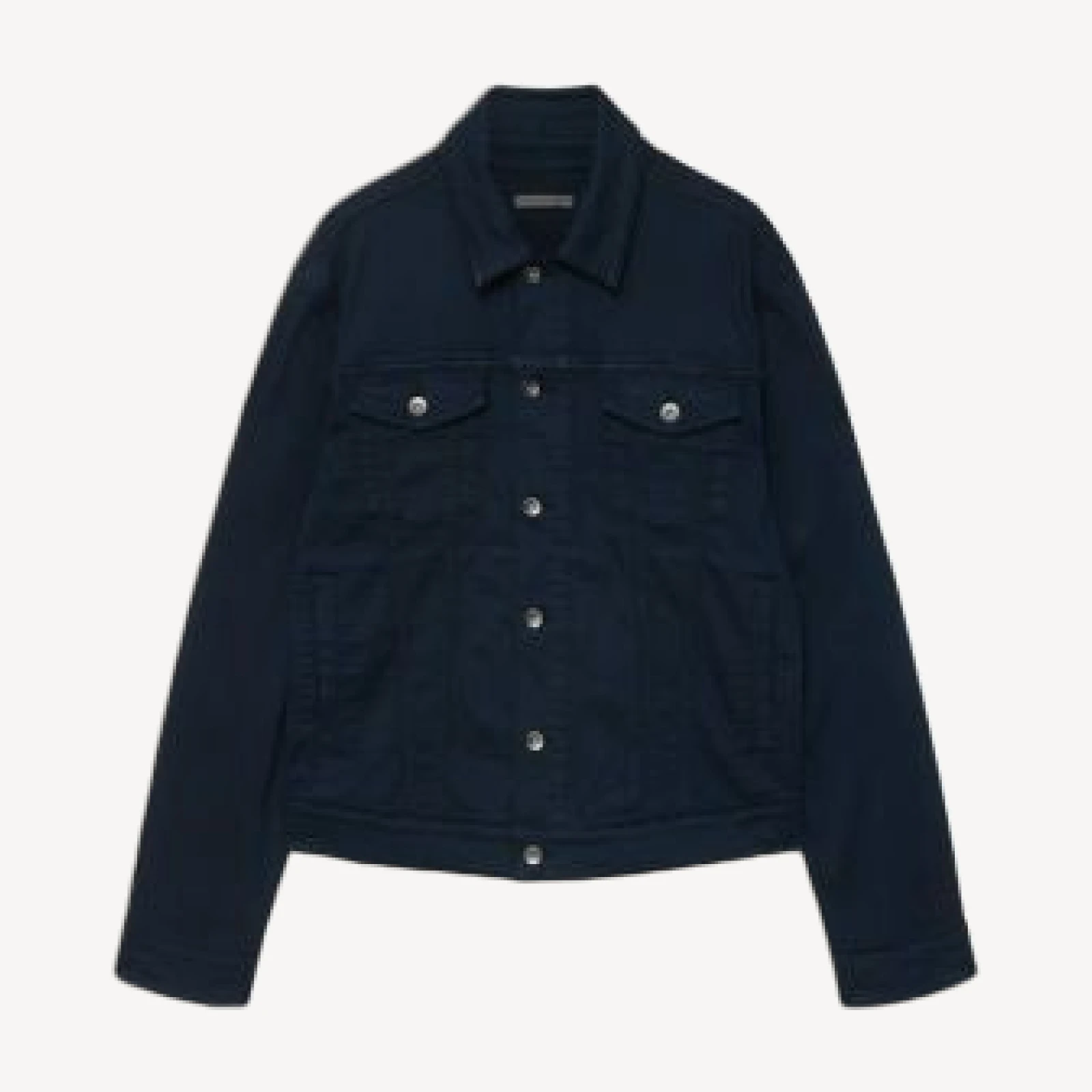John Varvatos Kyle Point Collar Pocket Trucker Jacket