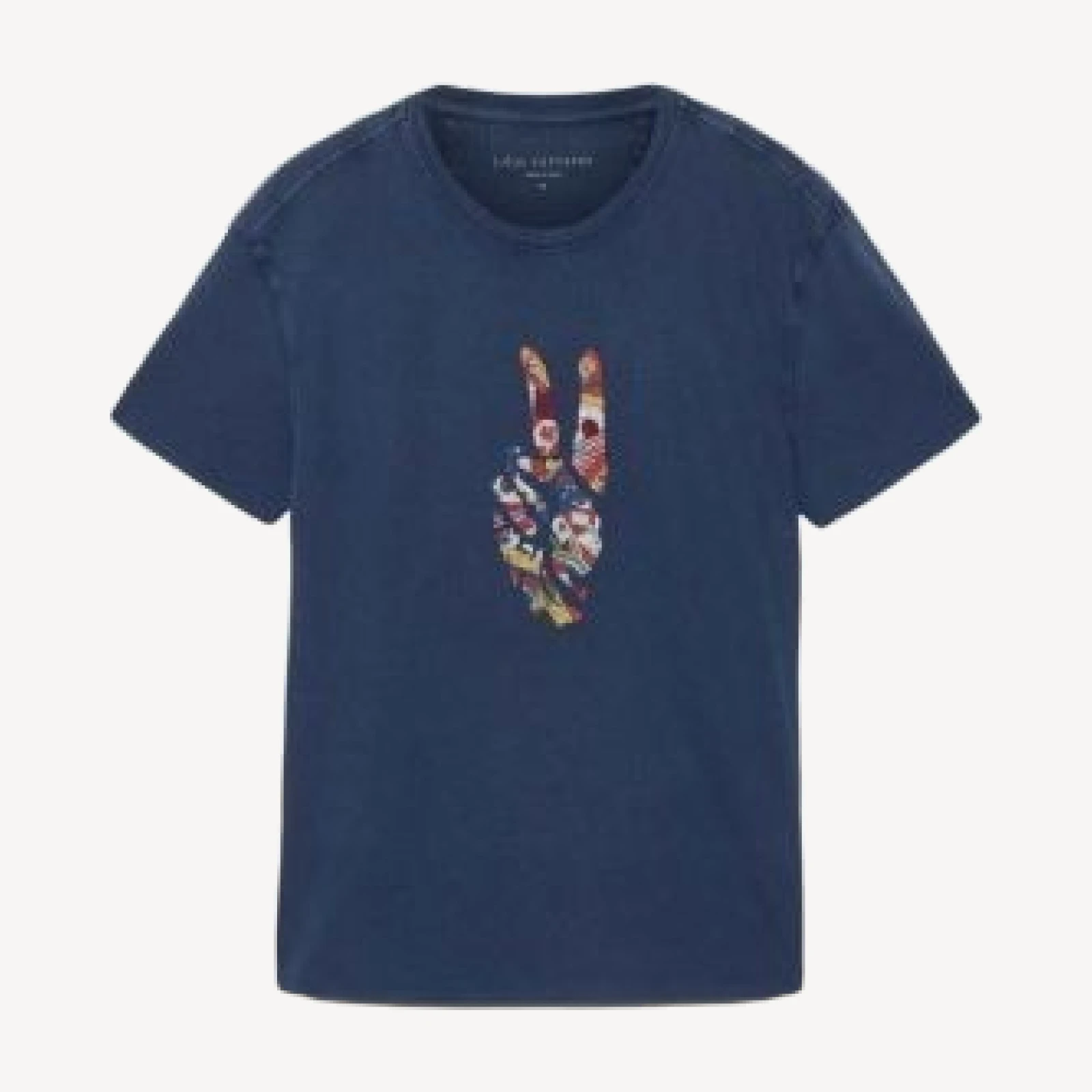 John Varvatos World Peace Graphic Crewneck T-Shirt