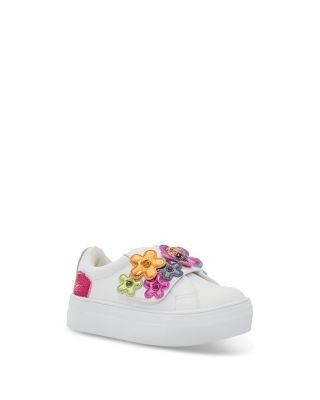 Kurt Geiger Girls' London Mini Floral Retal Sneakers - Toddler