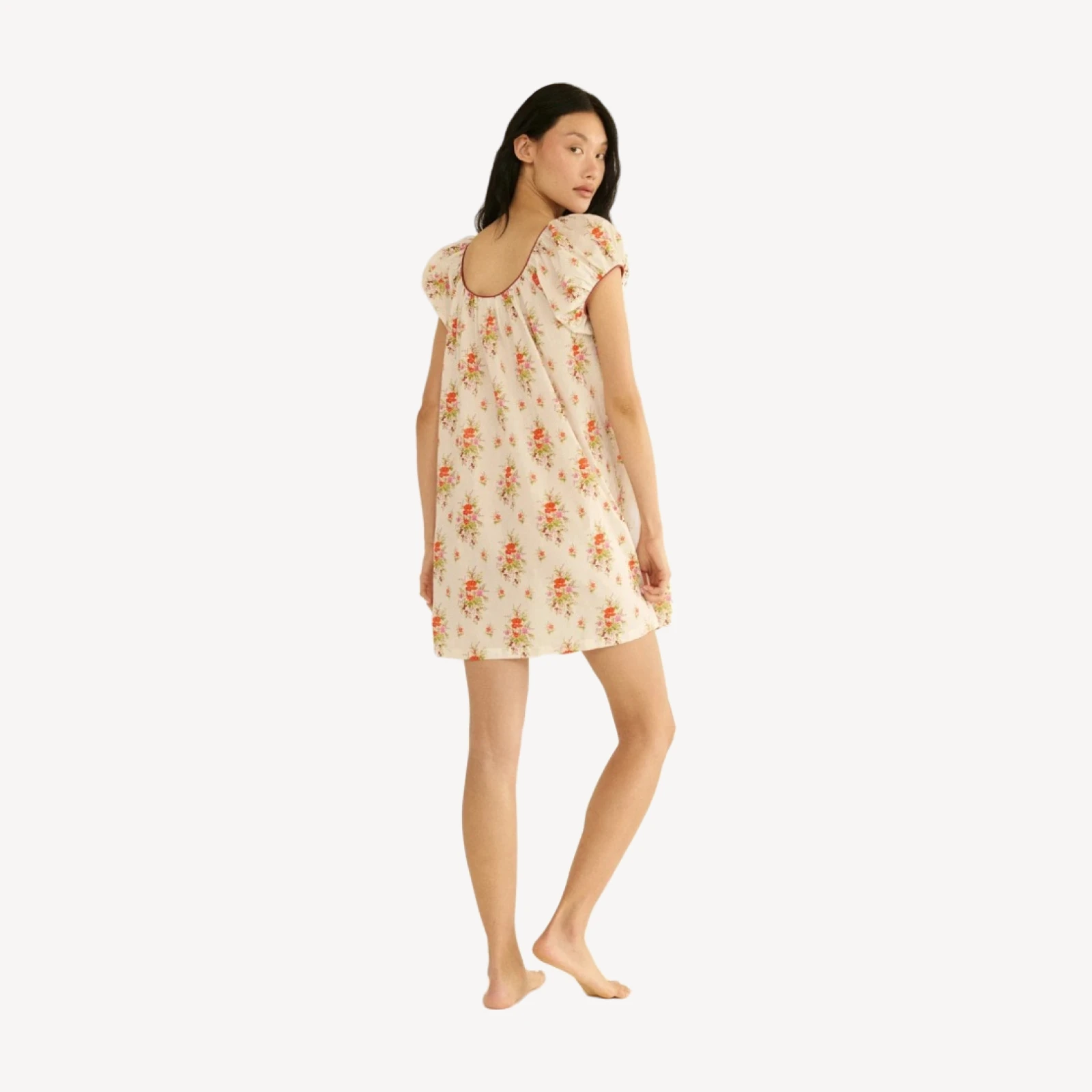 JULIA DRESS -- ROSE PETIT BOUQUET DE CHAMONIX