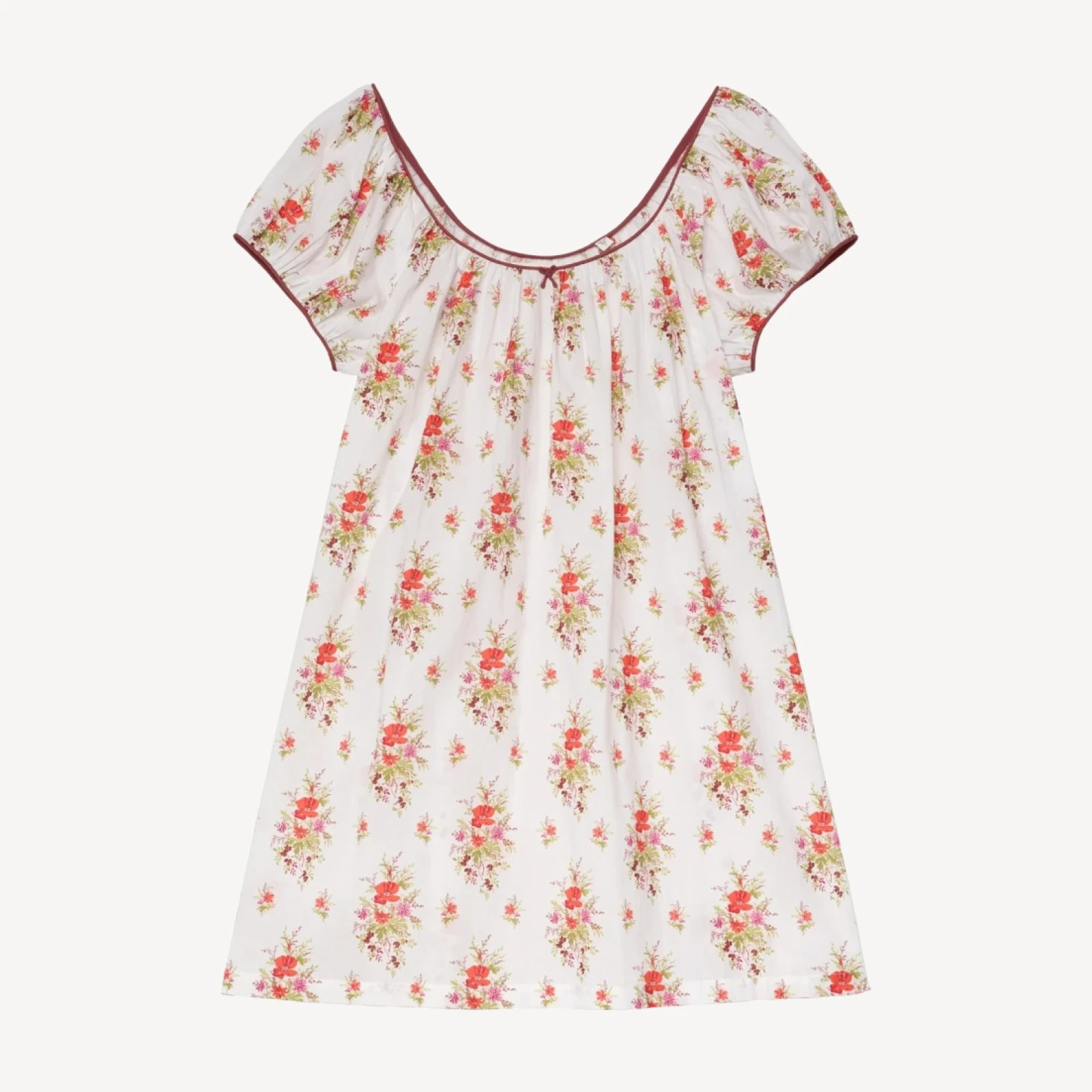 JULIA DRESS -- ROSE PETIT BOUQUET DE CHAMONIX