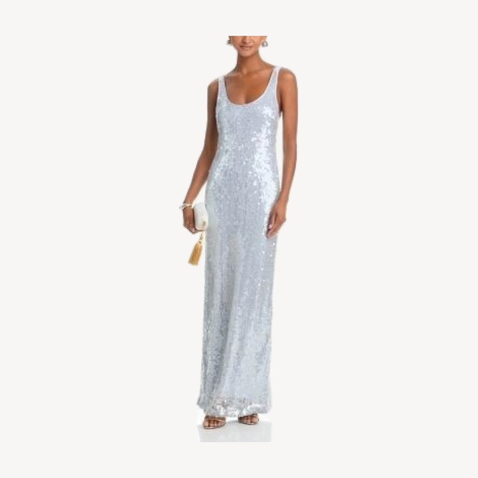 Simkhai Bex Metallic Maxi Dress
