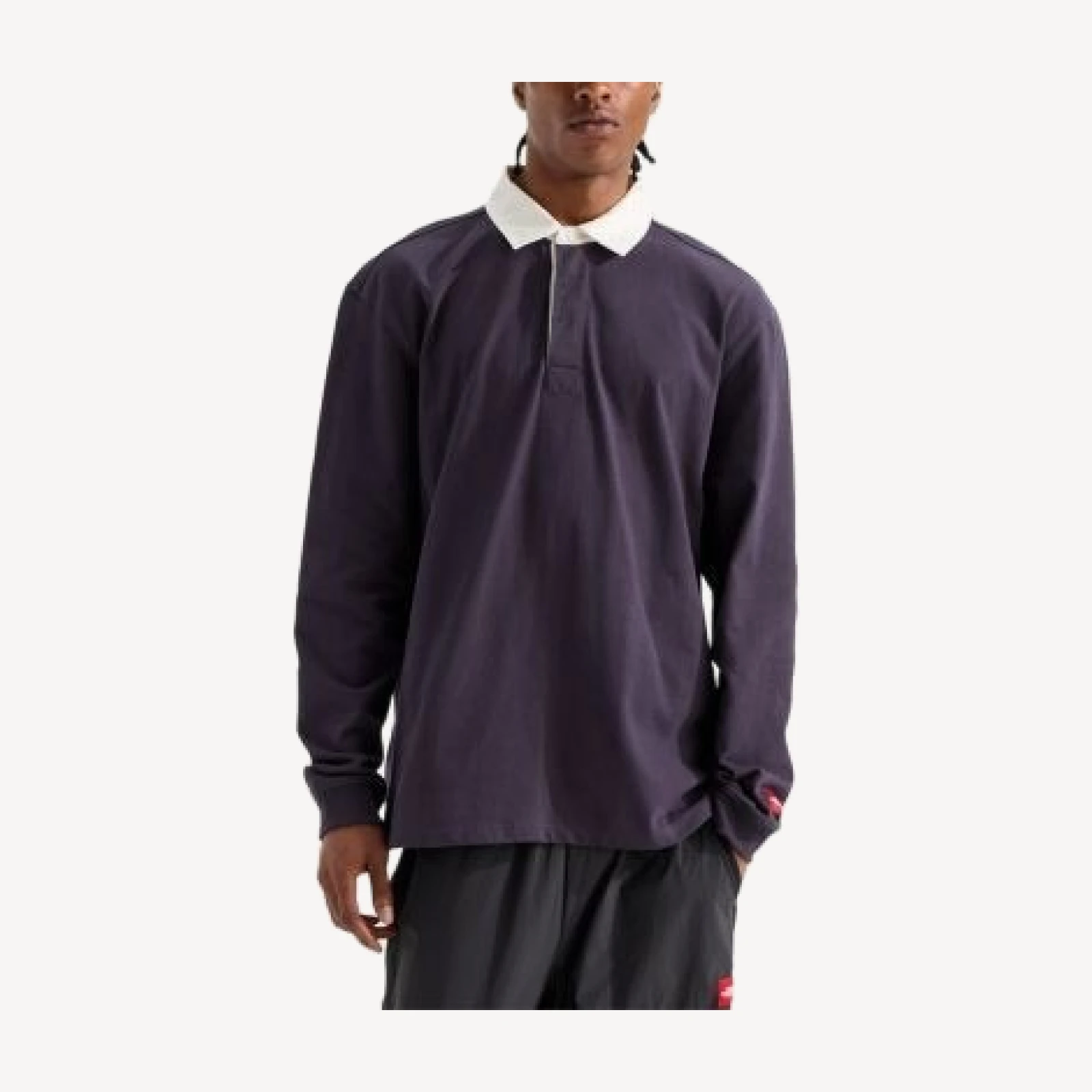 The North Face Oversized Fit Tnf Red Box Rugby Shirt