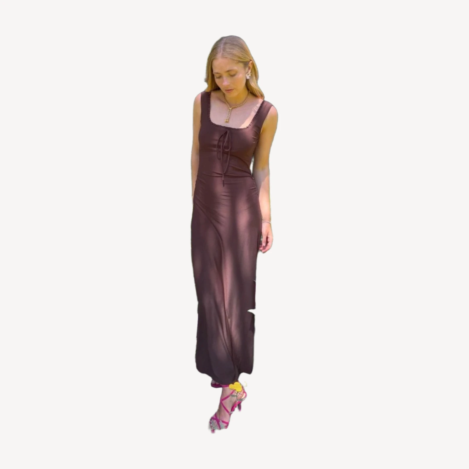 The Coraline Dress - Chocolate