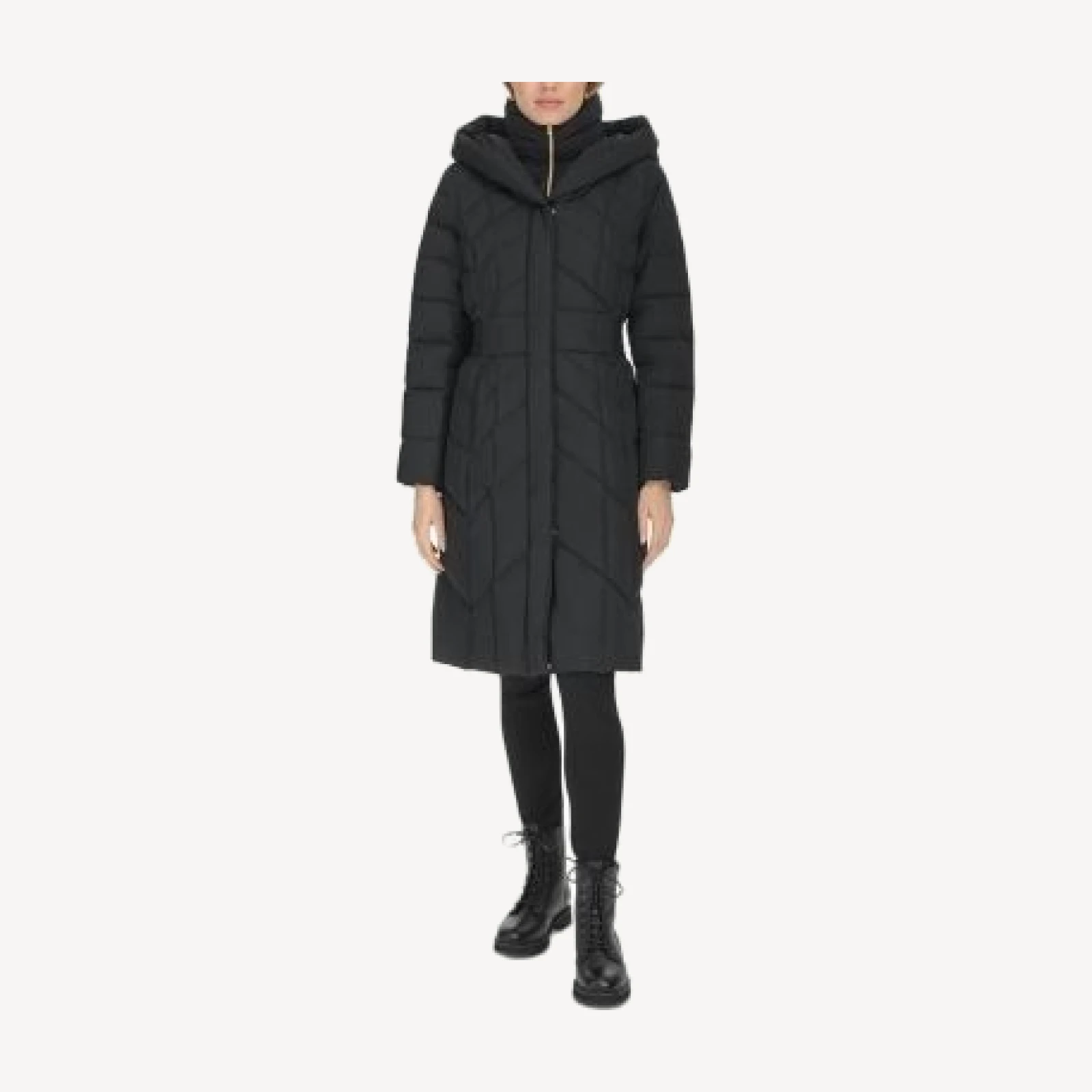 Cole Haan Hooded Puffer Coat