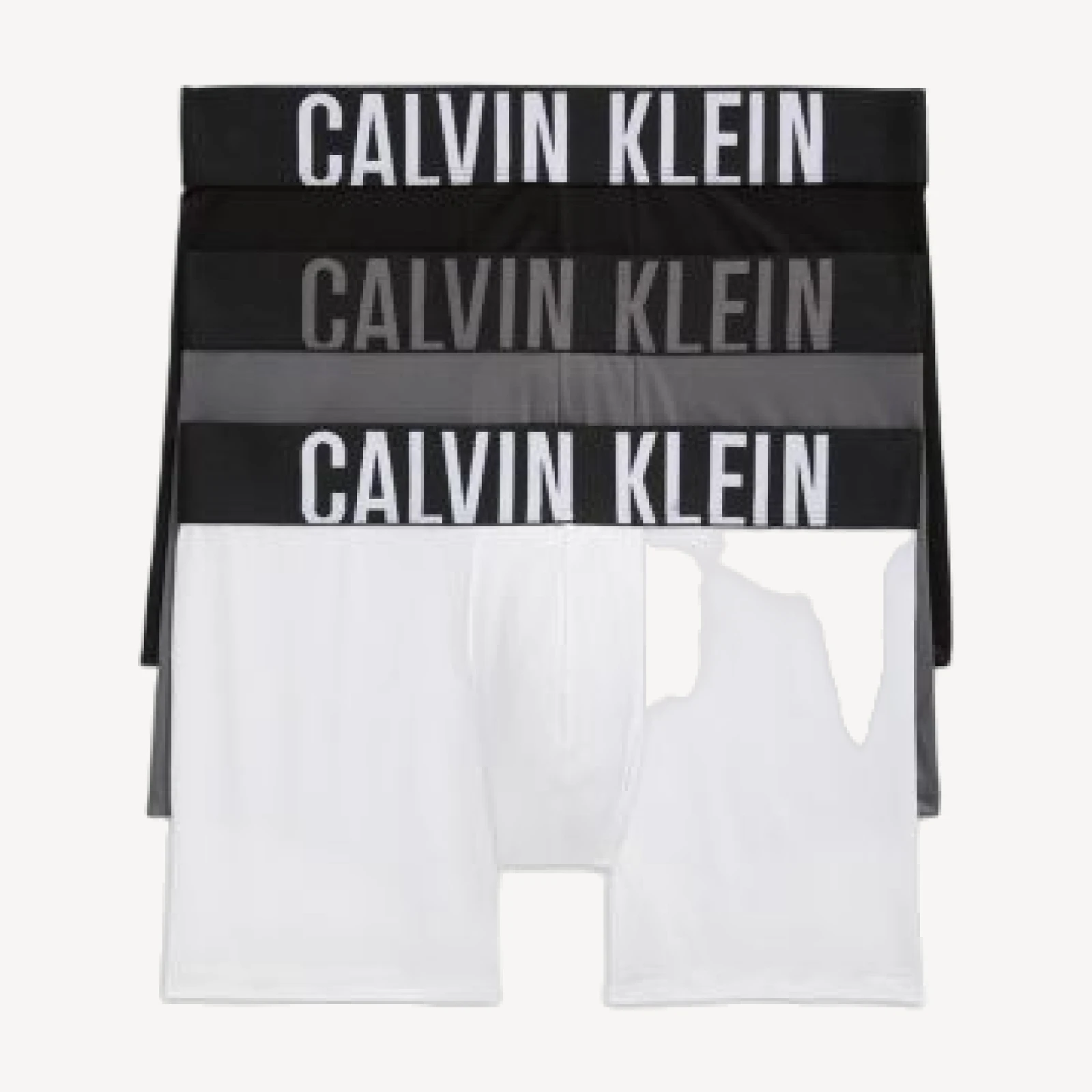 Calvin Klein Intense Power Logo Waistband Micro Boxer Briefs, Pack of 3