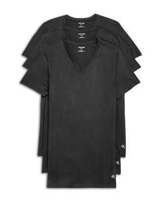 Calvin Klein Cotton Classics V Neck Tees, Pack of 3