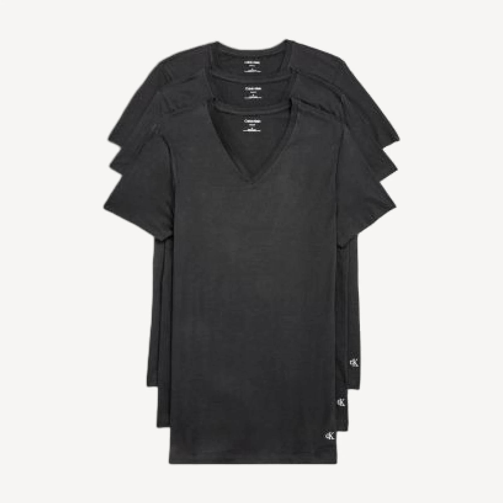 Calvin Klein Cotton Classics V Neck Tees, Pack of 3
