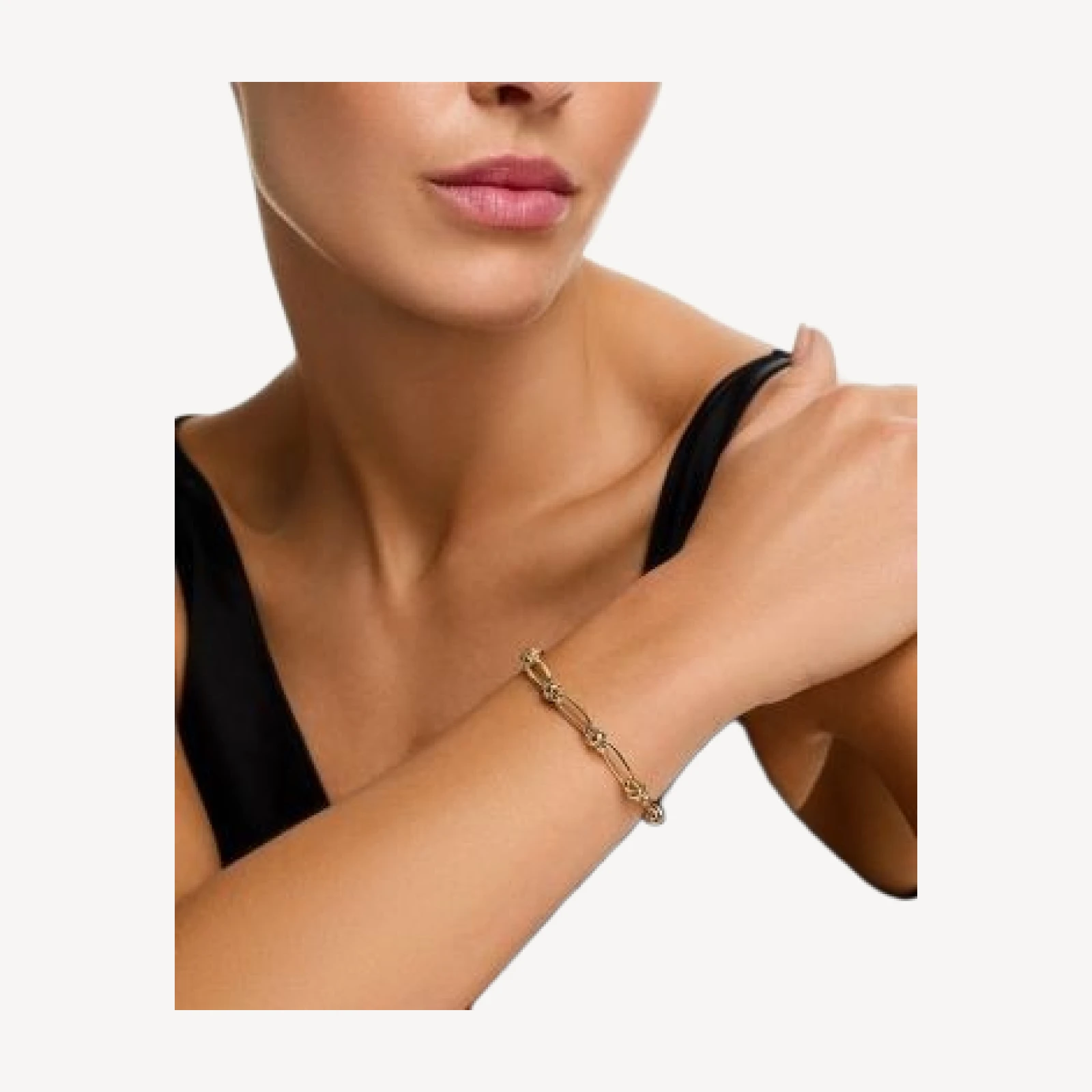 Bloomingdale's Fine Collection Paperclip Link Chain Bracelet in 14K Yellow Gold