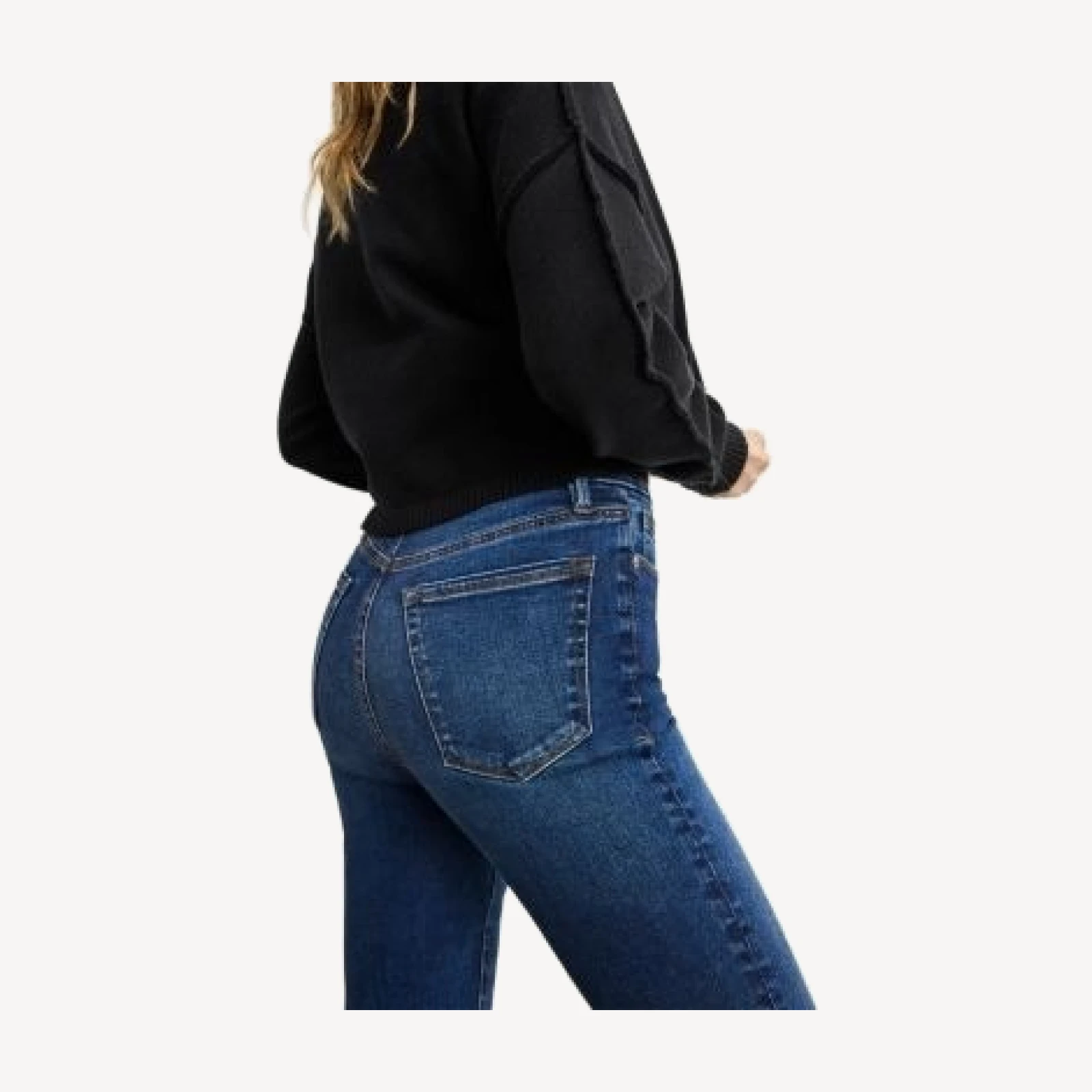 Good American Always Fits Good Classic High Rise Bootcut Jeans in Indigo446