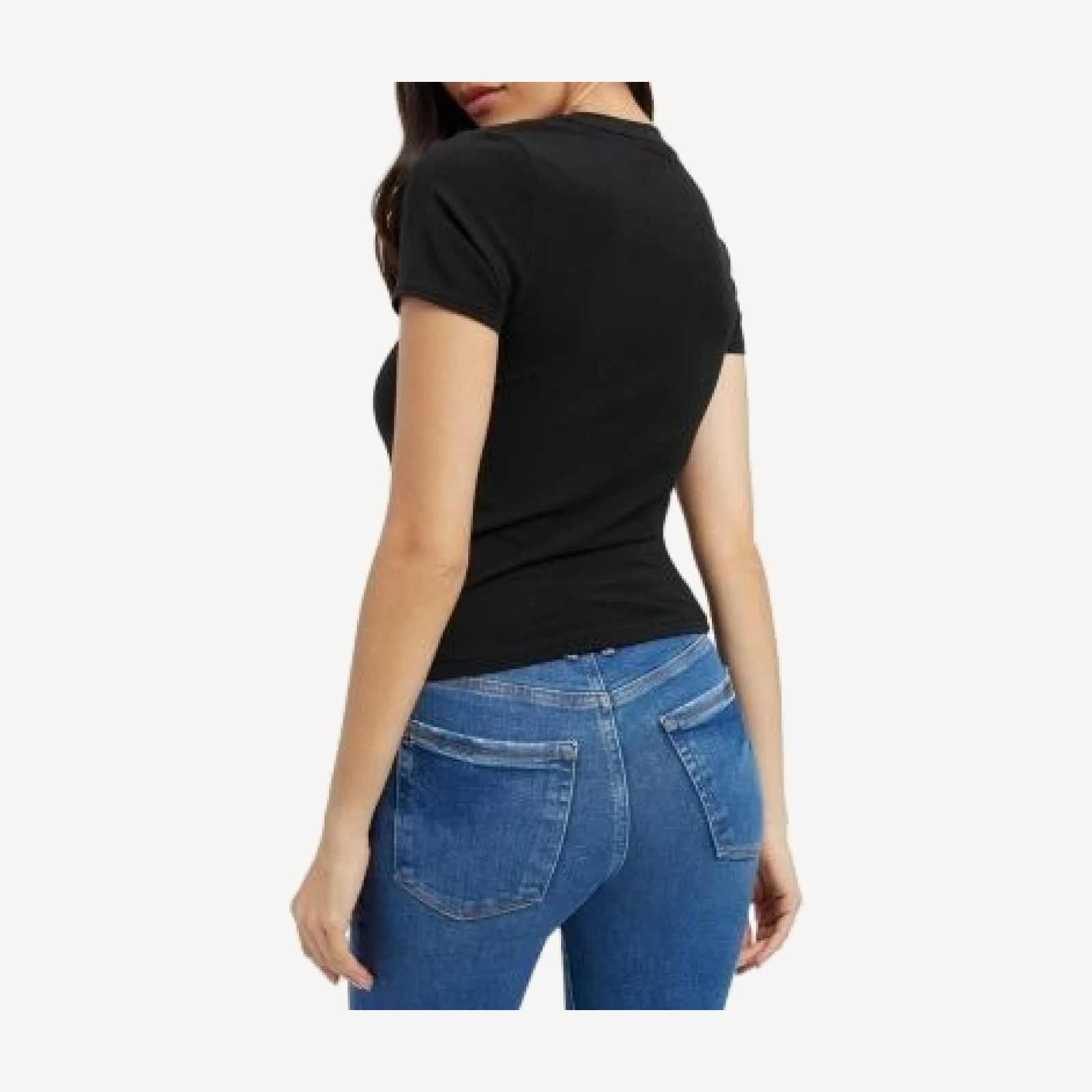 Good American Cropped Baby Tee