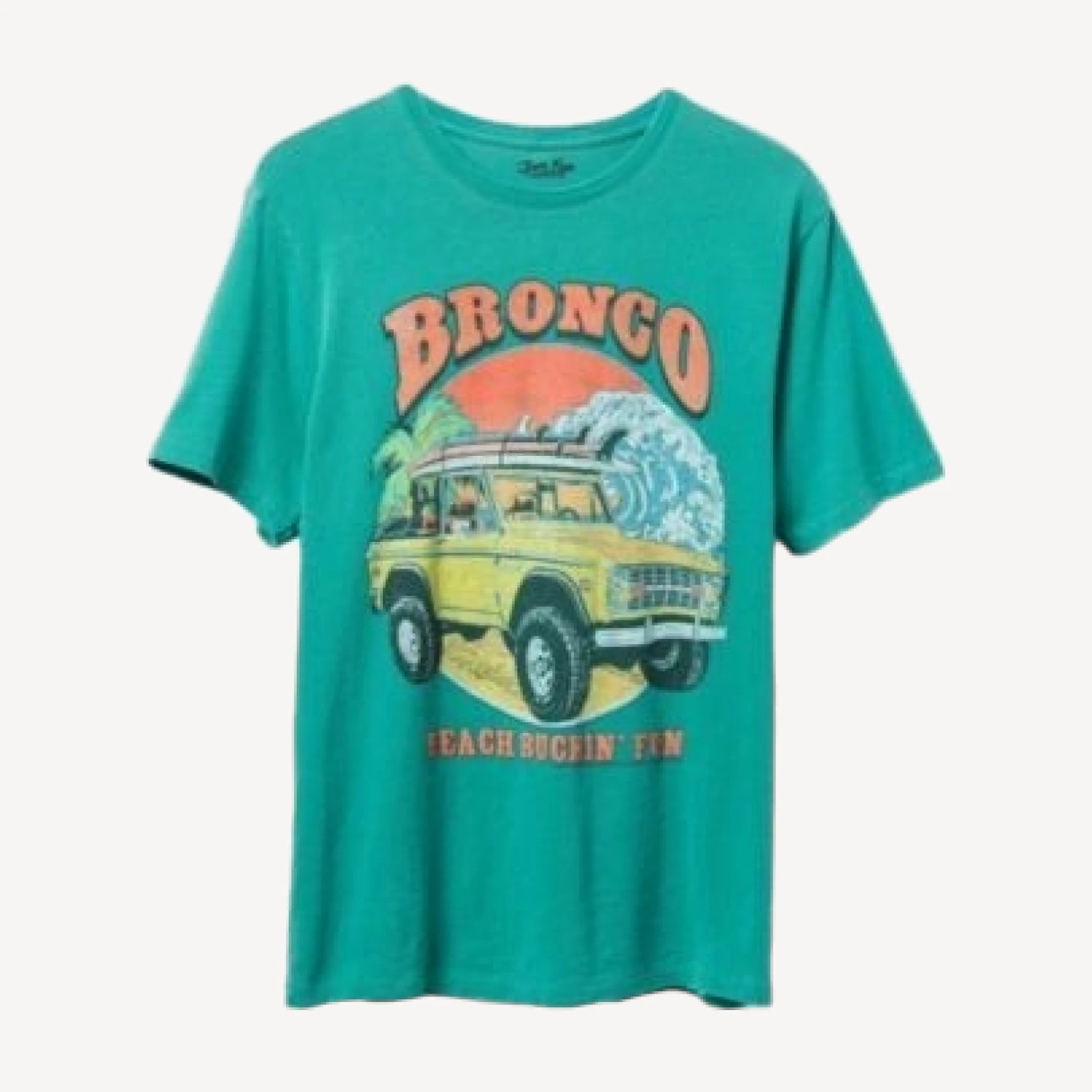 Junk Food Clothing Ford Bronco Beach Vintage-Like Tee