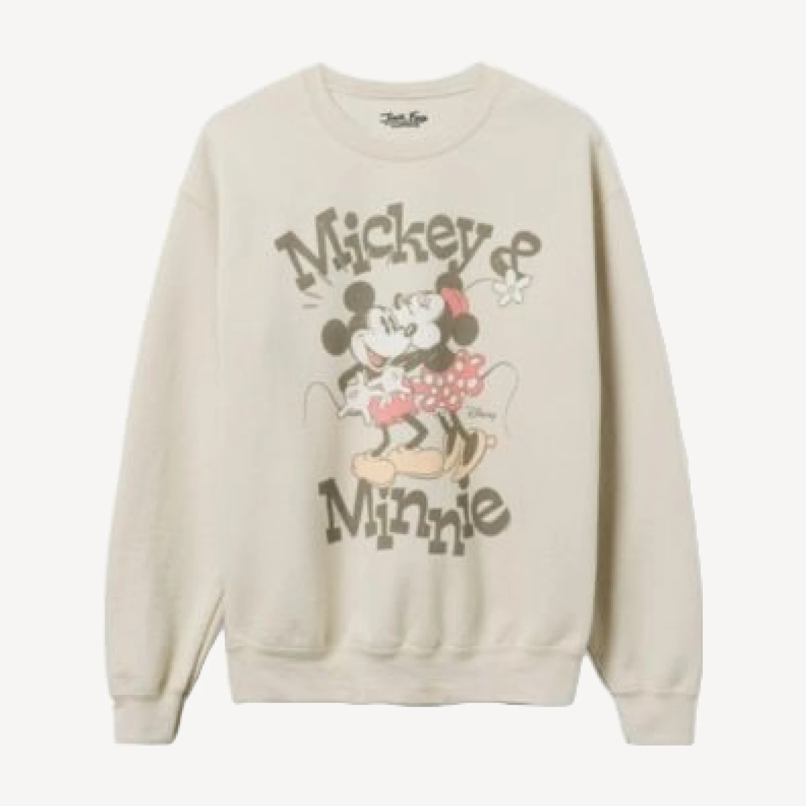 Junk Food Clothing Vintage-Like Mickey & Minnie Flea Market Fleece
