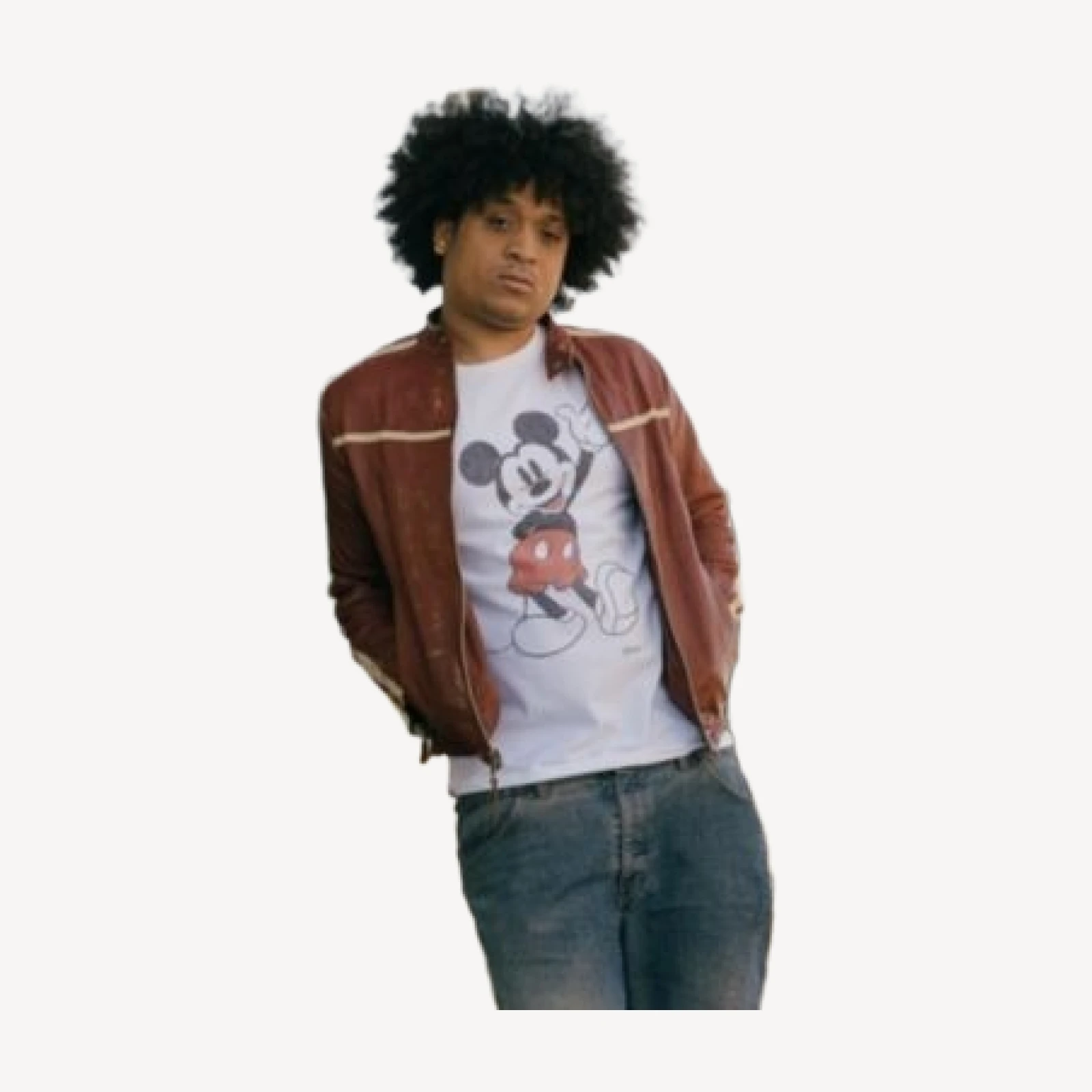 Junk Food Clothing Unisex Waving Mickey Flea Market Tee