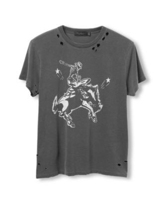 Junk Food Clothing Women's Aint My First Rodeo Vintage Destroy Tee