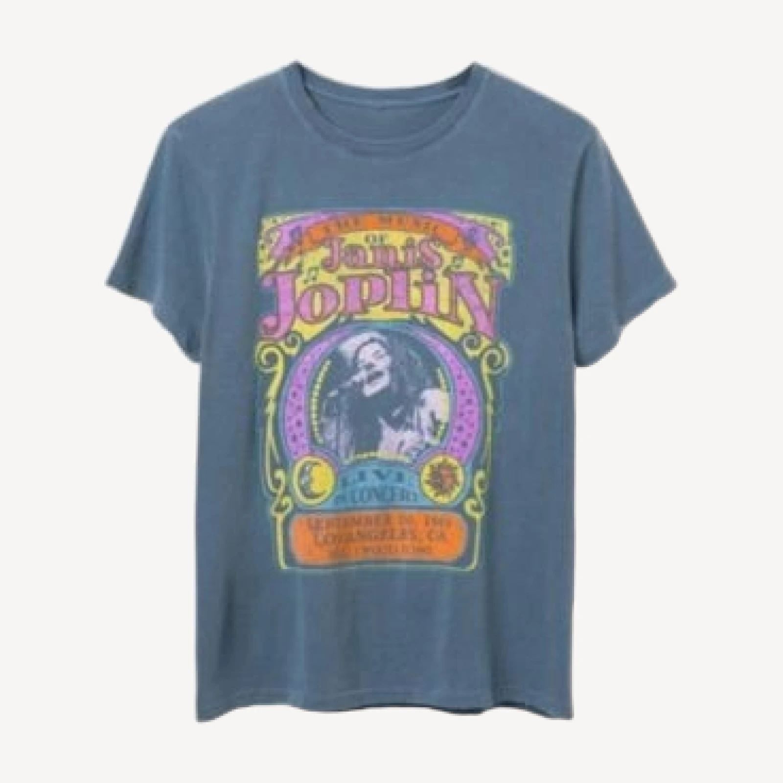 Junk Food Clothing Women's Janis Joplin Vintage Tee