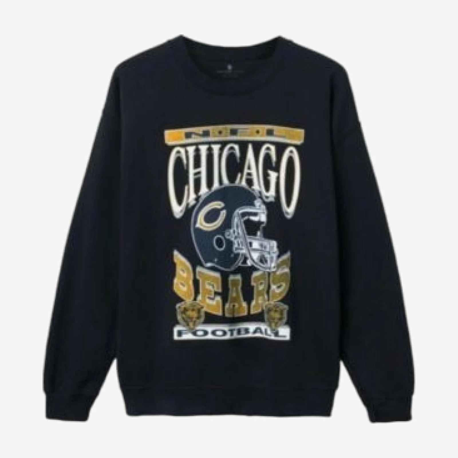 Junk Food Clothing Unisex Nfl Chicago Bears Helmet Flea Market Crew