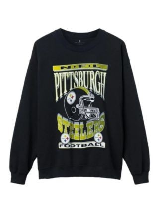 Junk Food Clothing Unisex Nfl Pittsburgh Steelers Helmet Flea Market Crew
