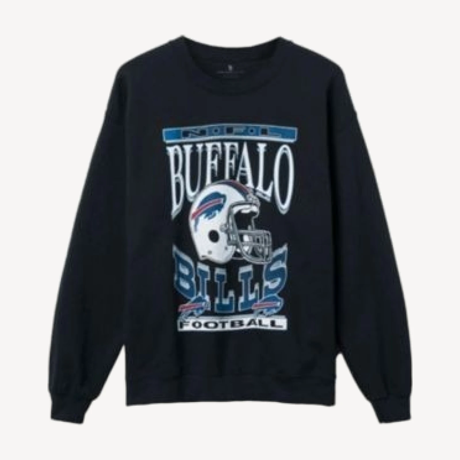 Junk Food Clothing Unisex Nfl Buffalo Bills Helmet Flea Market Crew