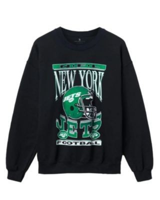 Junk Food Clothing Unisex Nfl New York Jets Helmet Flea Market Crew