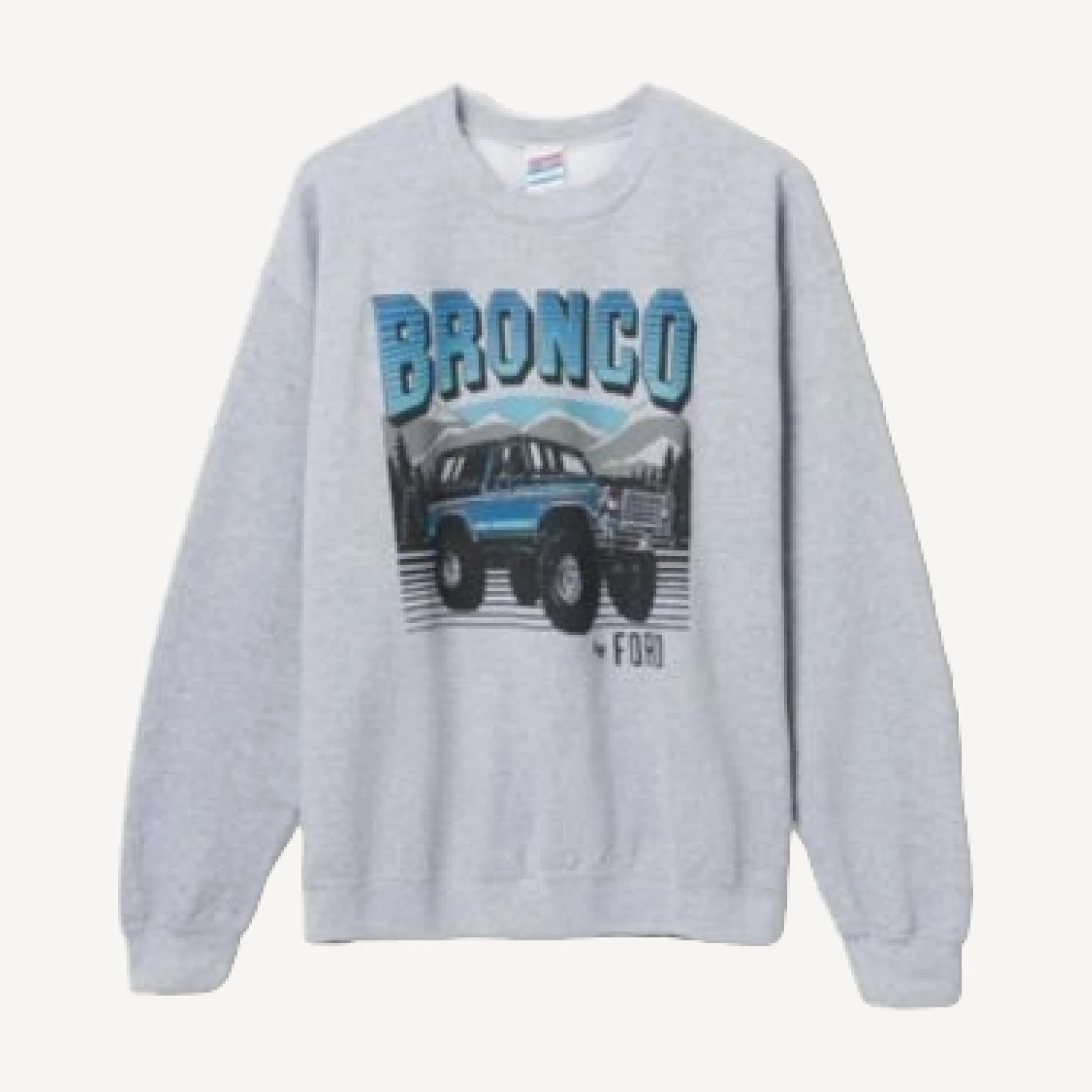 Junk Food Clothing Unisex Bronco By Ford Flea Market Fleece Sweatshirt