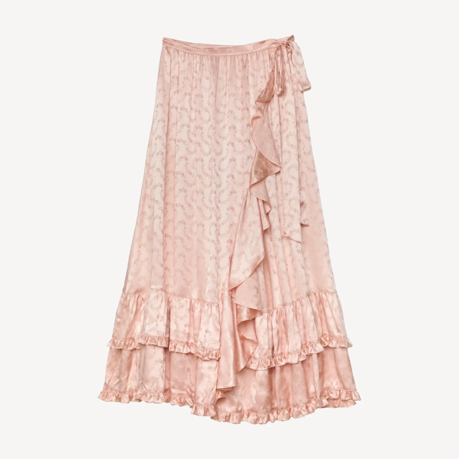 FIORENZA SKIRT -- PEACH SORBET