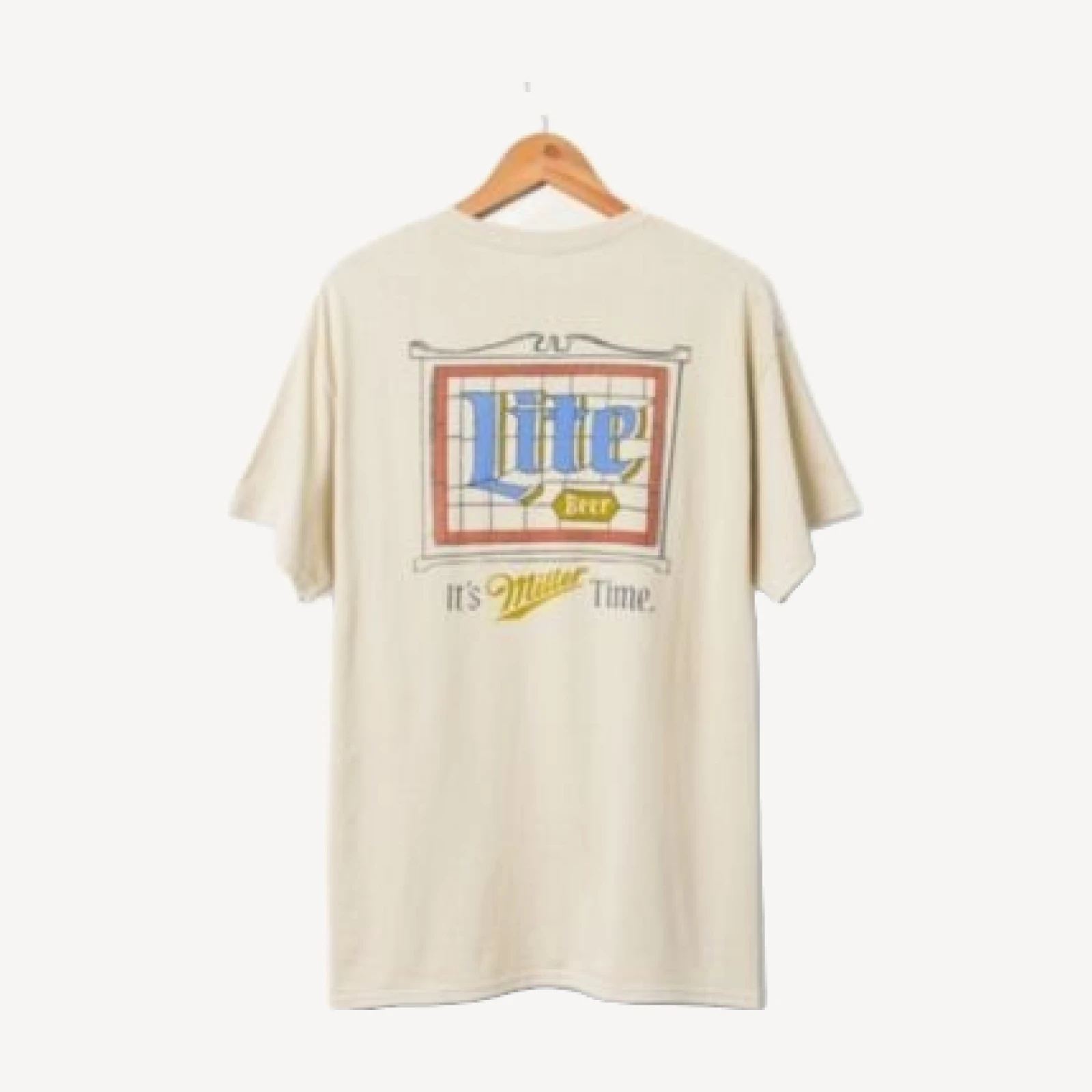 Miller Lite Stain Glass Flea Market Tee