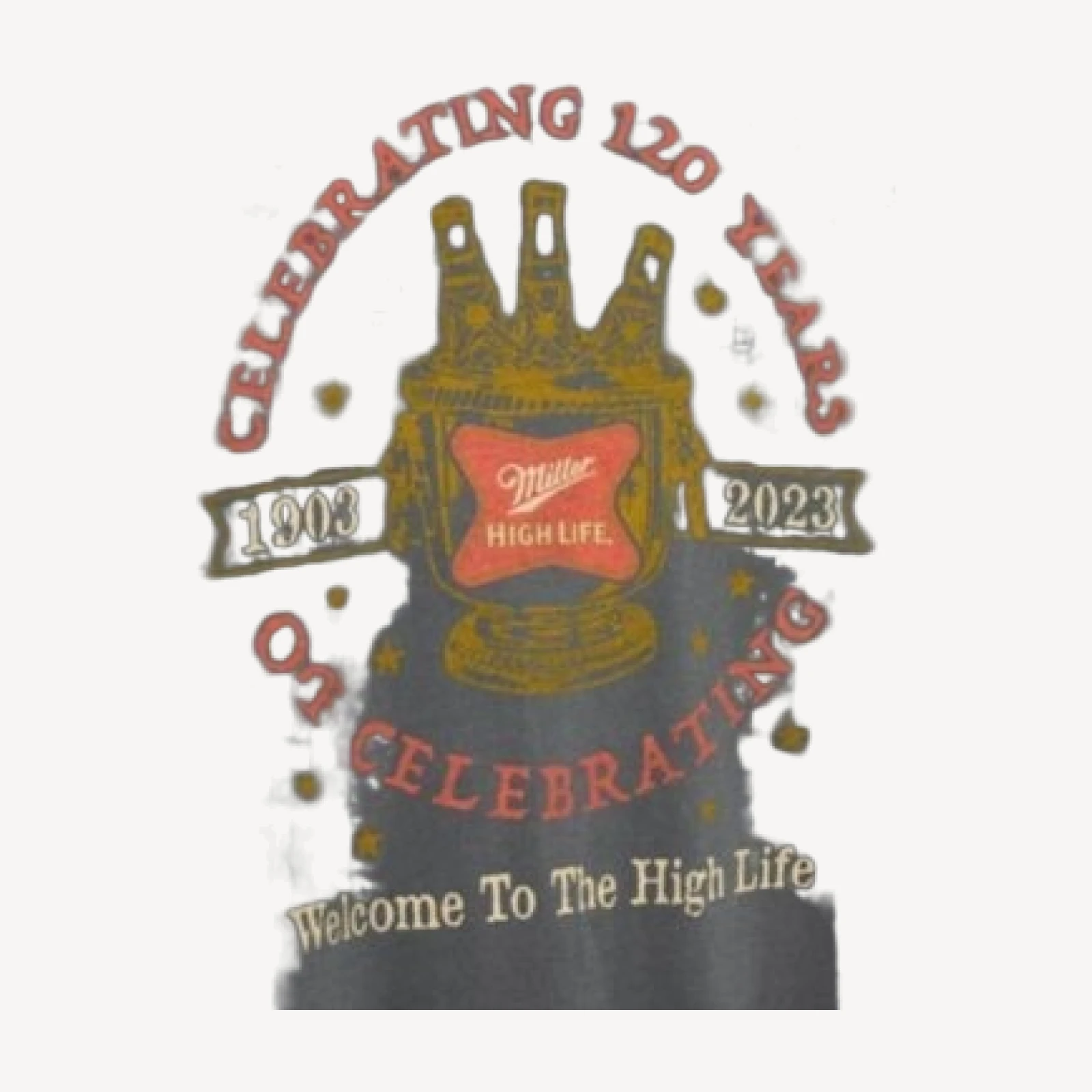 Junk Food Clothing Unisex Miller High Life 120th Anniversary Vintage Tee